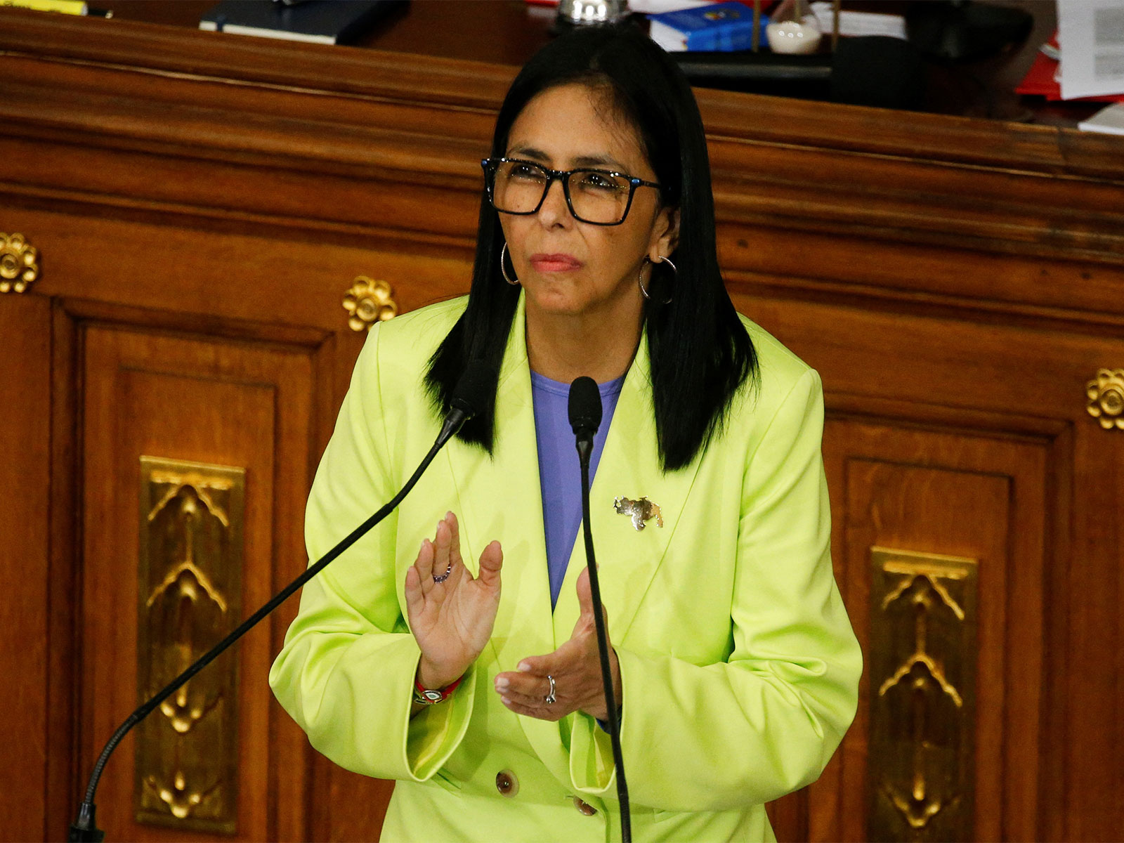 Venezuela's Acting President Delcy Rodriguez (Photo/Reuters)