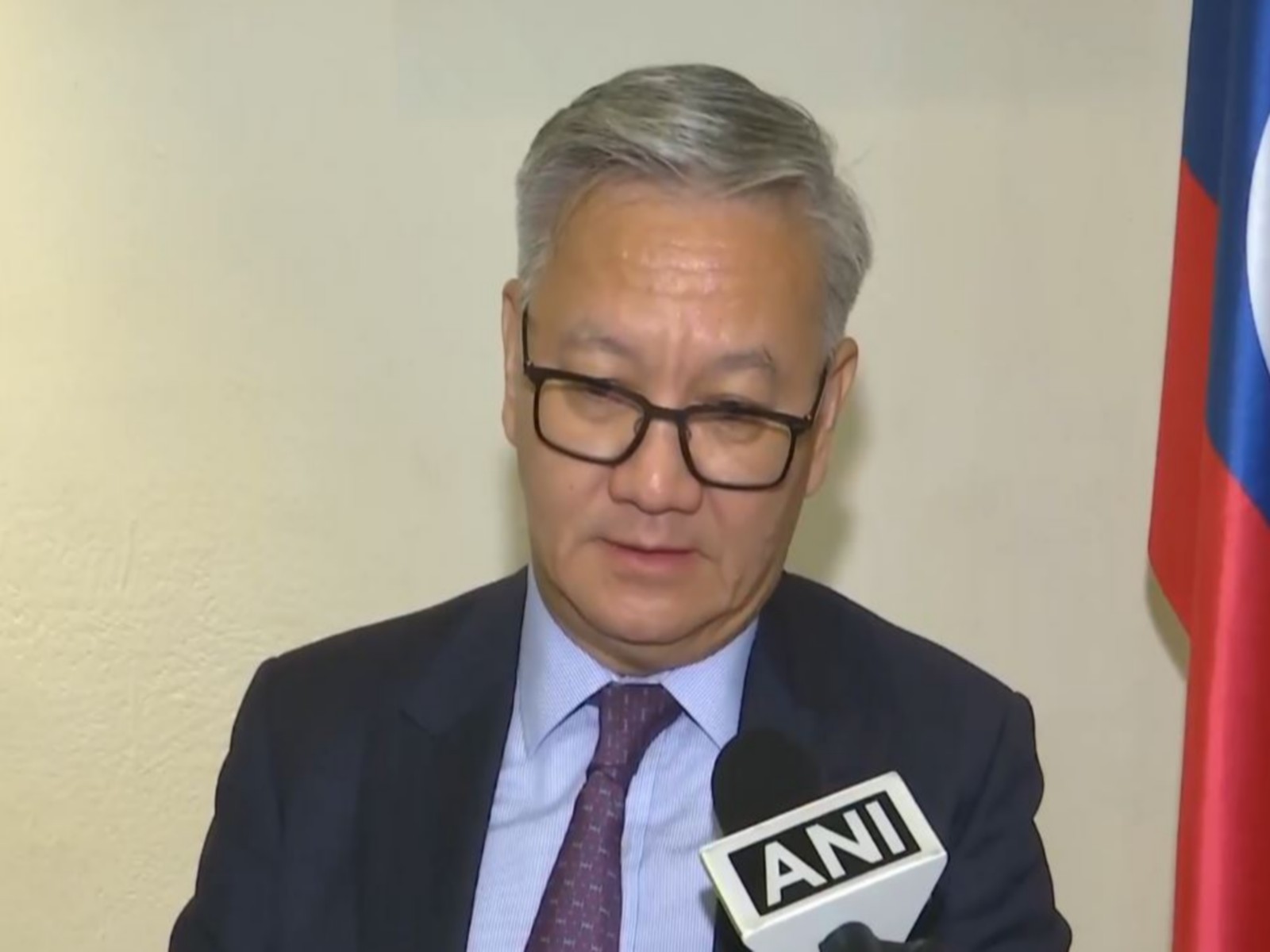Thongsavan Phomvihane, the Deputy Prime Minister and Minister of Foreign Affairs of Laos (Photo/ANI)