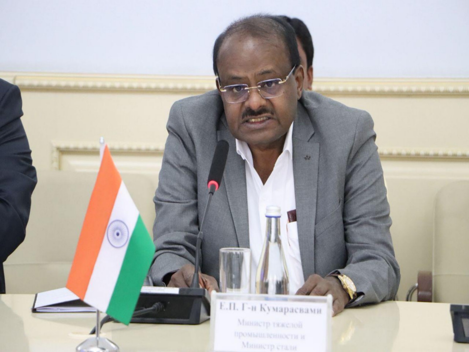 Union Minister for Heavy Industries and Steel, HD Kumaraswamy. (Photo/X@hd_kumaraswamy)