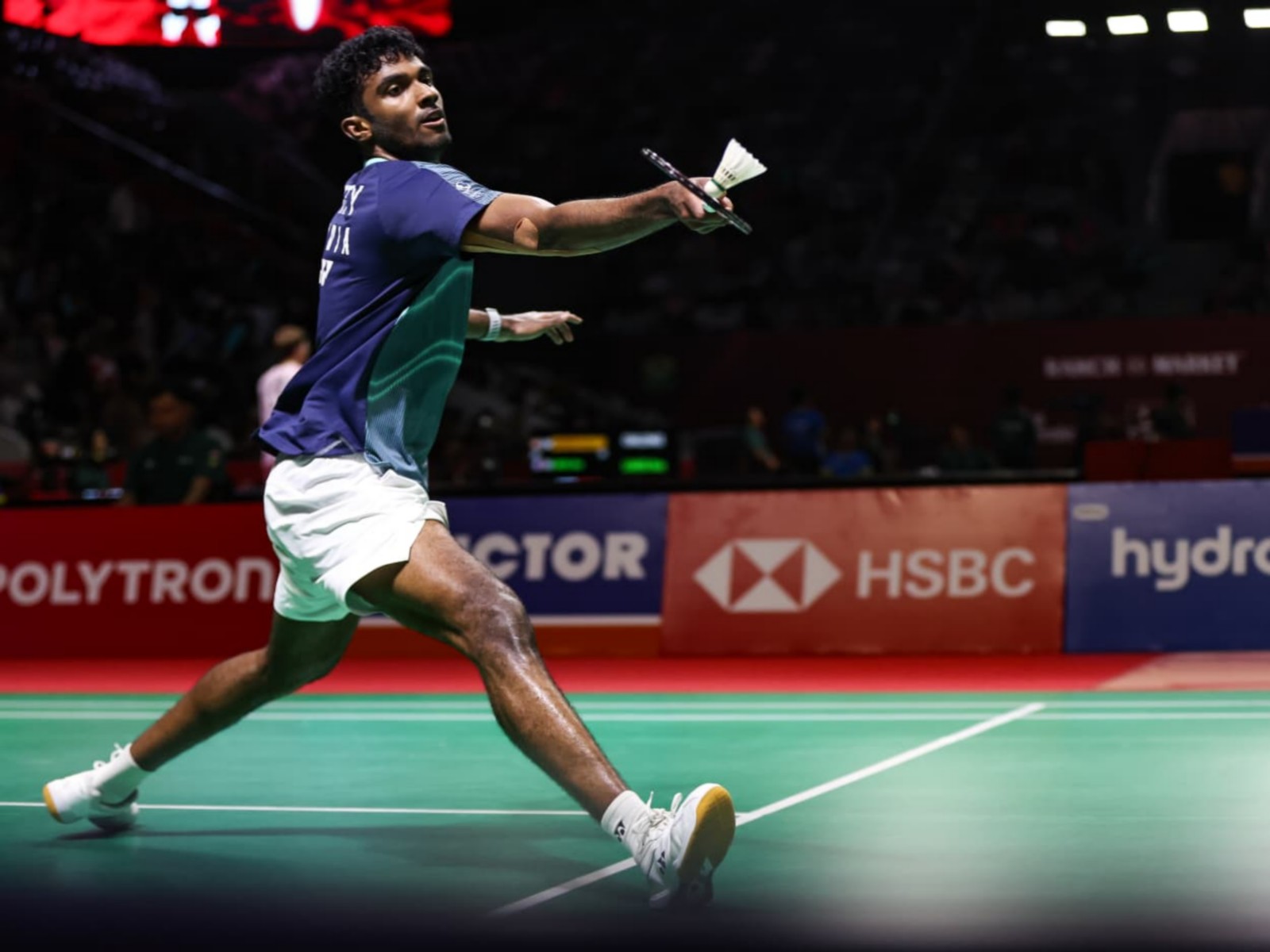 Ayush Shetty in action (Photo: Badminton Photo)