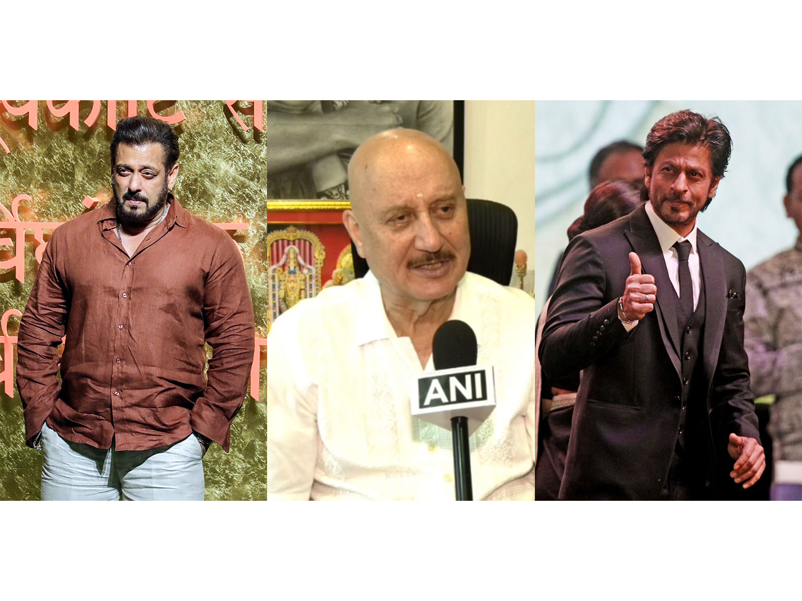 Anupam Kher speaks on working with SRK, Salman Khan (Photo/ANI)