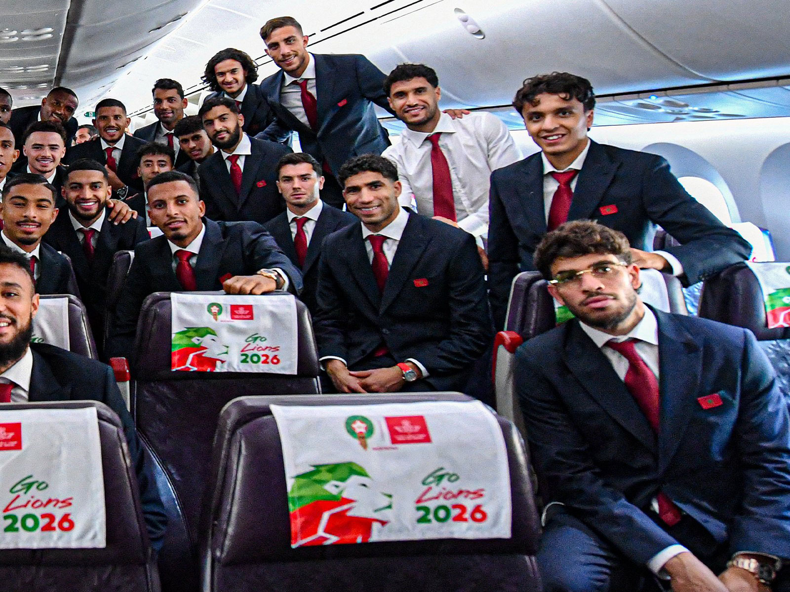 Morocco football players. (Photo:X/@EnMaroc)