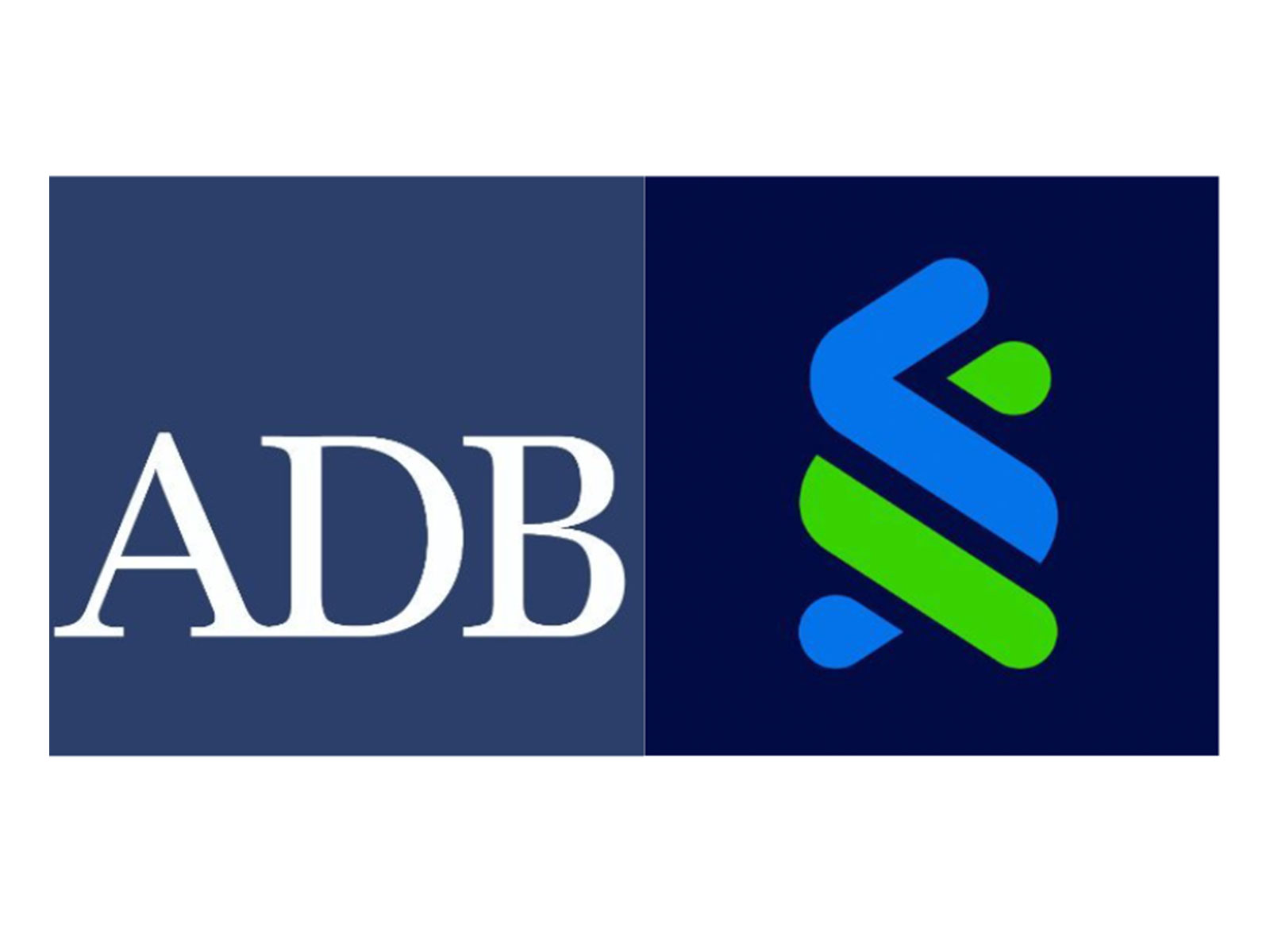 Asian Development Bank logo (Photo/X@ADB_HQ) and Representative Image (Photo/@StanChart)