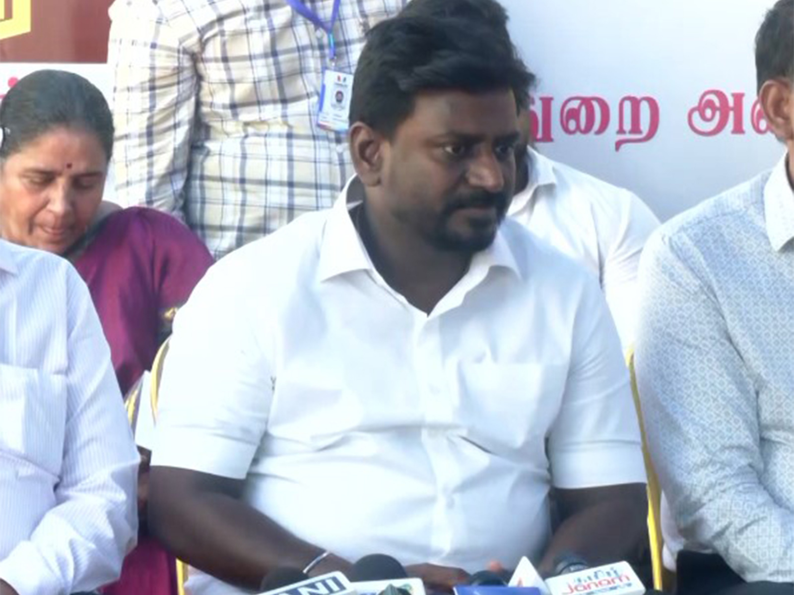 Tamil Nadu Education Minister Rajmohan (Photo/ANI)