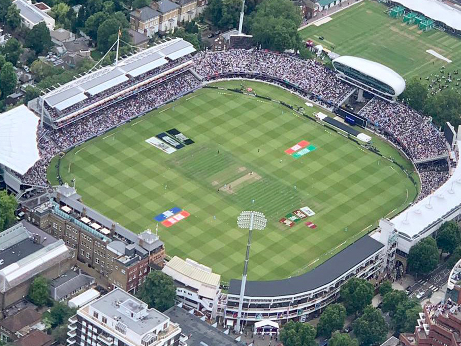 Lord's Stadium in London. (Photo: @HomeOfCricket X)