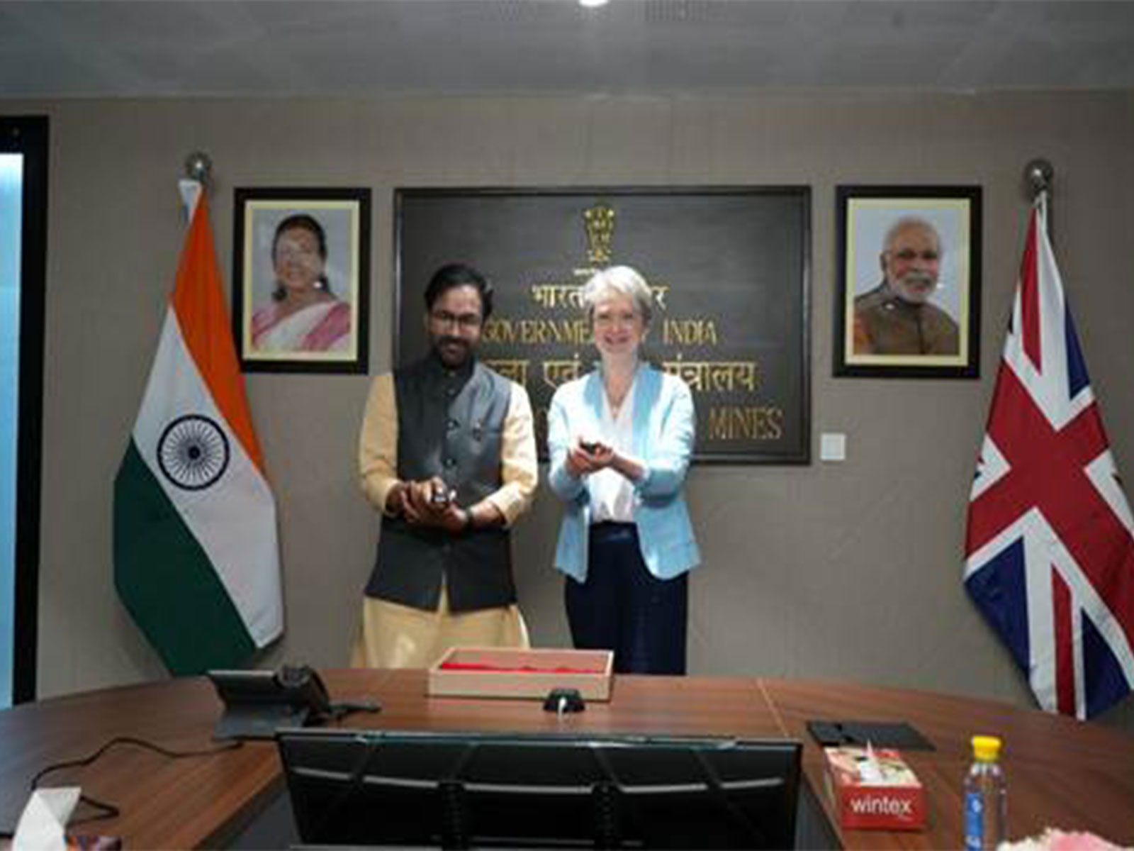 Union Minister G. Kishan Reddy and UK Foreign Secretary Yvette Cooper (Photo/PIB)
