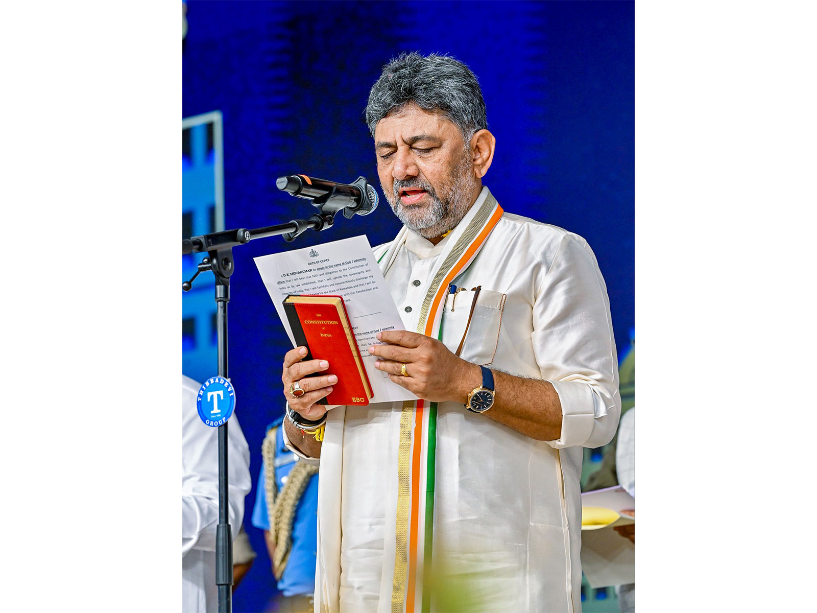 DK Shivakumar takes oath as the Karnataka CM (File Photo/ANI)