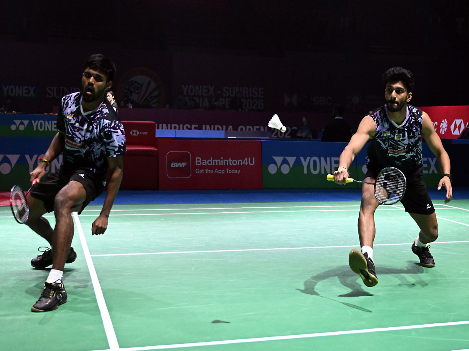 Hariharan Amsakarunan and MR Arjun in action (Photo: BAI)