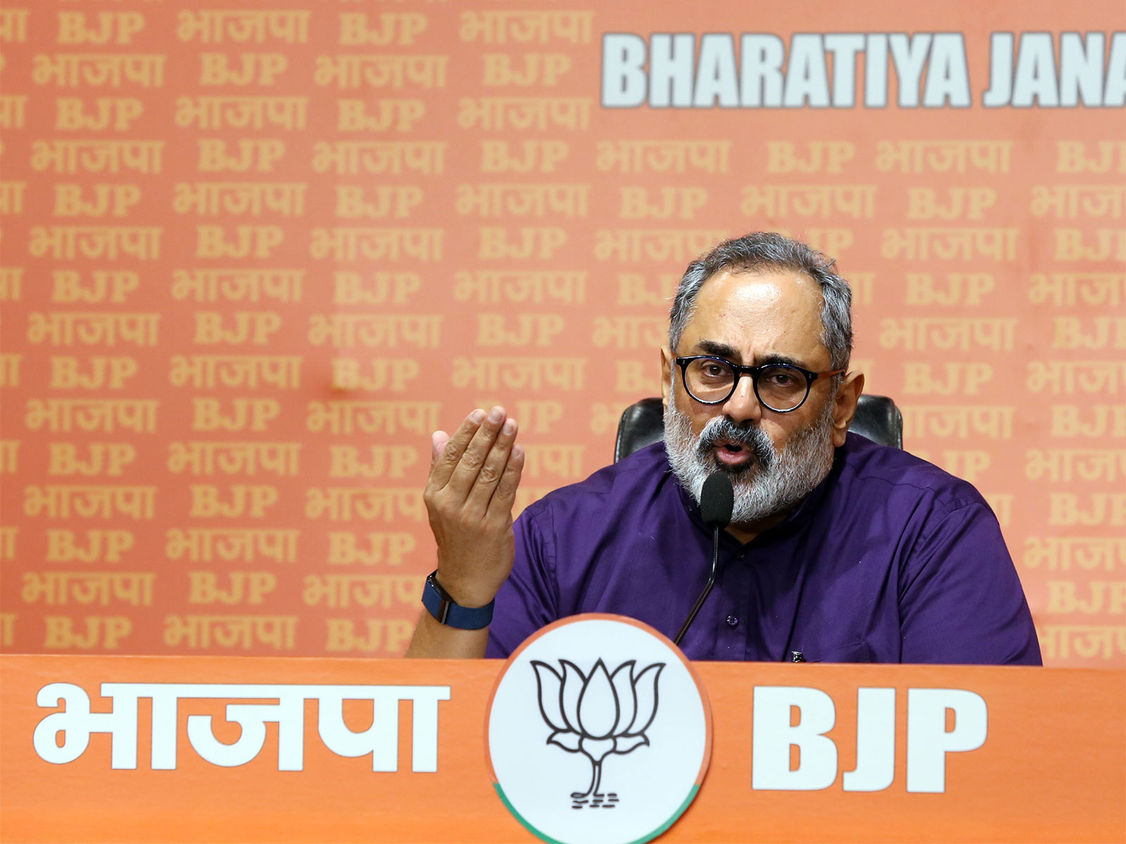 Keralam BJP President Rajeev Chandrasekhar (Photo/ANI)