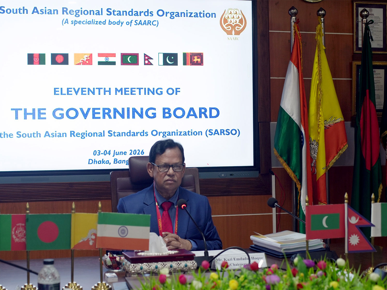  11th Governing Board meeting of the South Asian Regional Standards Organization (SARSO) (Photo/ANI)