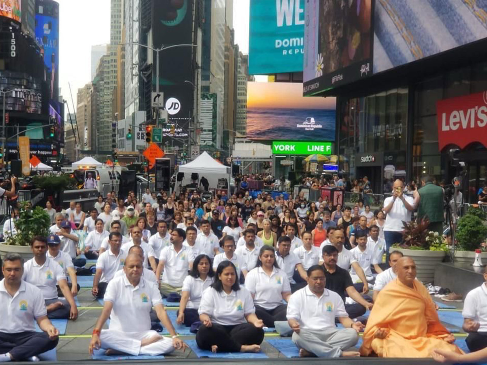 File photo of International Yoga Day (Photo/ANI)