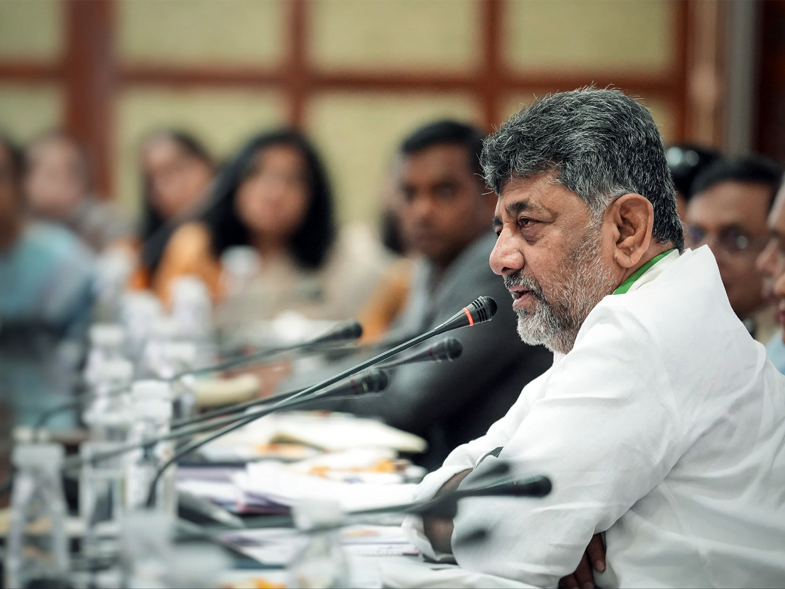 Karnataka CM DK Shivakumar holds first official cabinet meeting at Vidhana Soudha (File Photo/ANI)