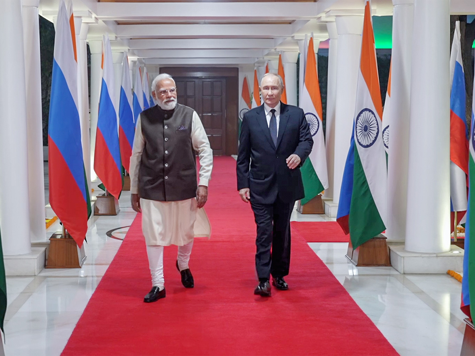 PM Modi and Russian President Vladimir Putin (File Photo/ ANI)