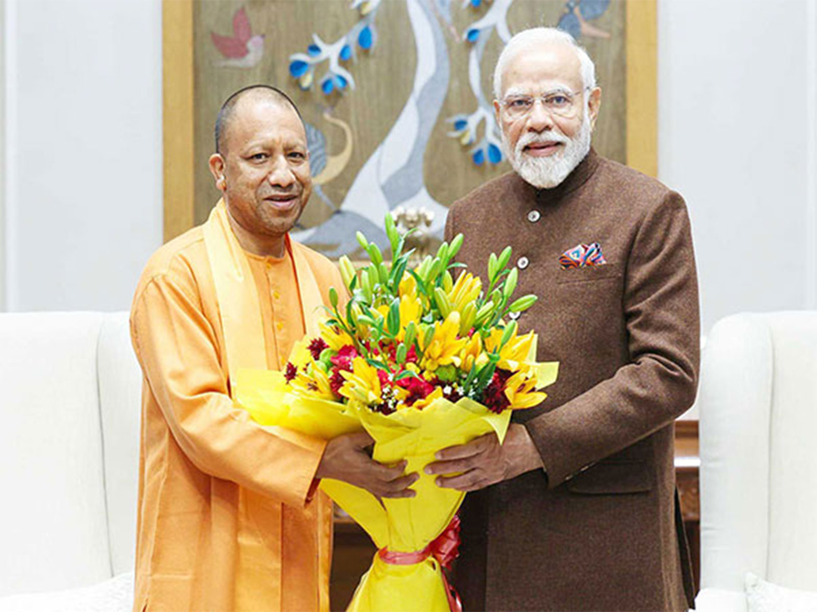 UP CM Yogi Adityanath and PM Narendra Modi (File Photo/ANI) 