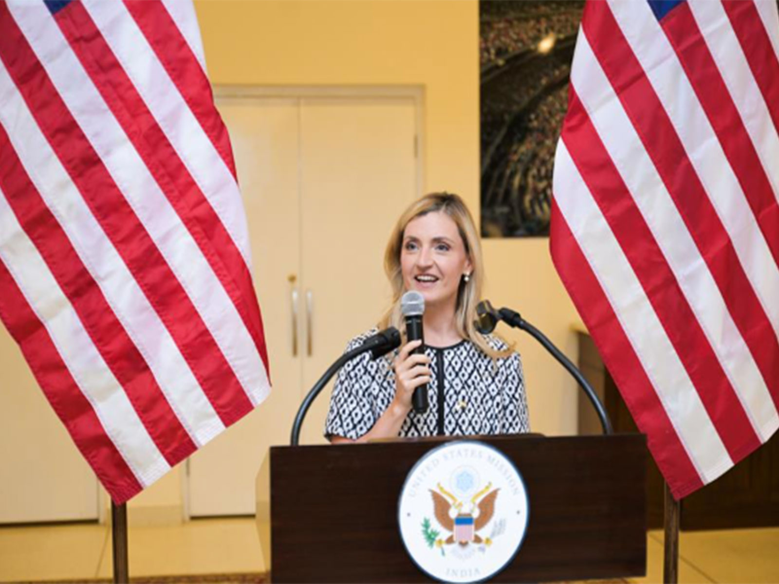 US Under Secretary Sarah B Rogers (Photo/ US Embassy in New Delhi)