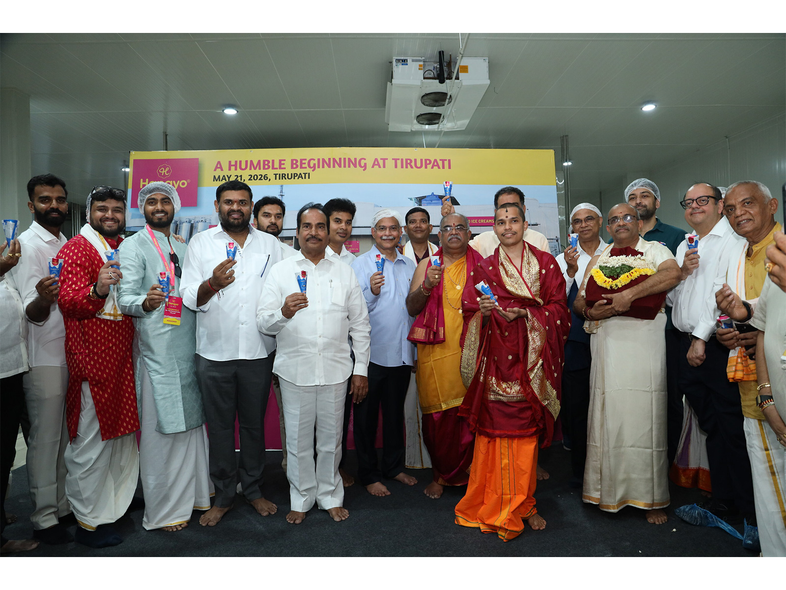 Building the future of ice cream. Hangyo Ice Creams inaugurates its advanced Tirupati facility with a capacity of 100,000 litres per day