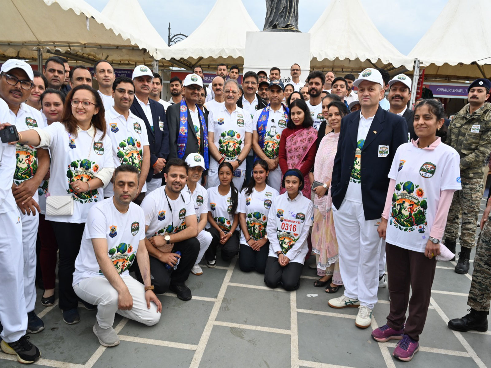 Himachal Governor Kavinder Gupta flags off marathon (Photo/Himachal Pradesh Governor)