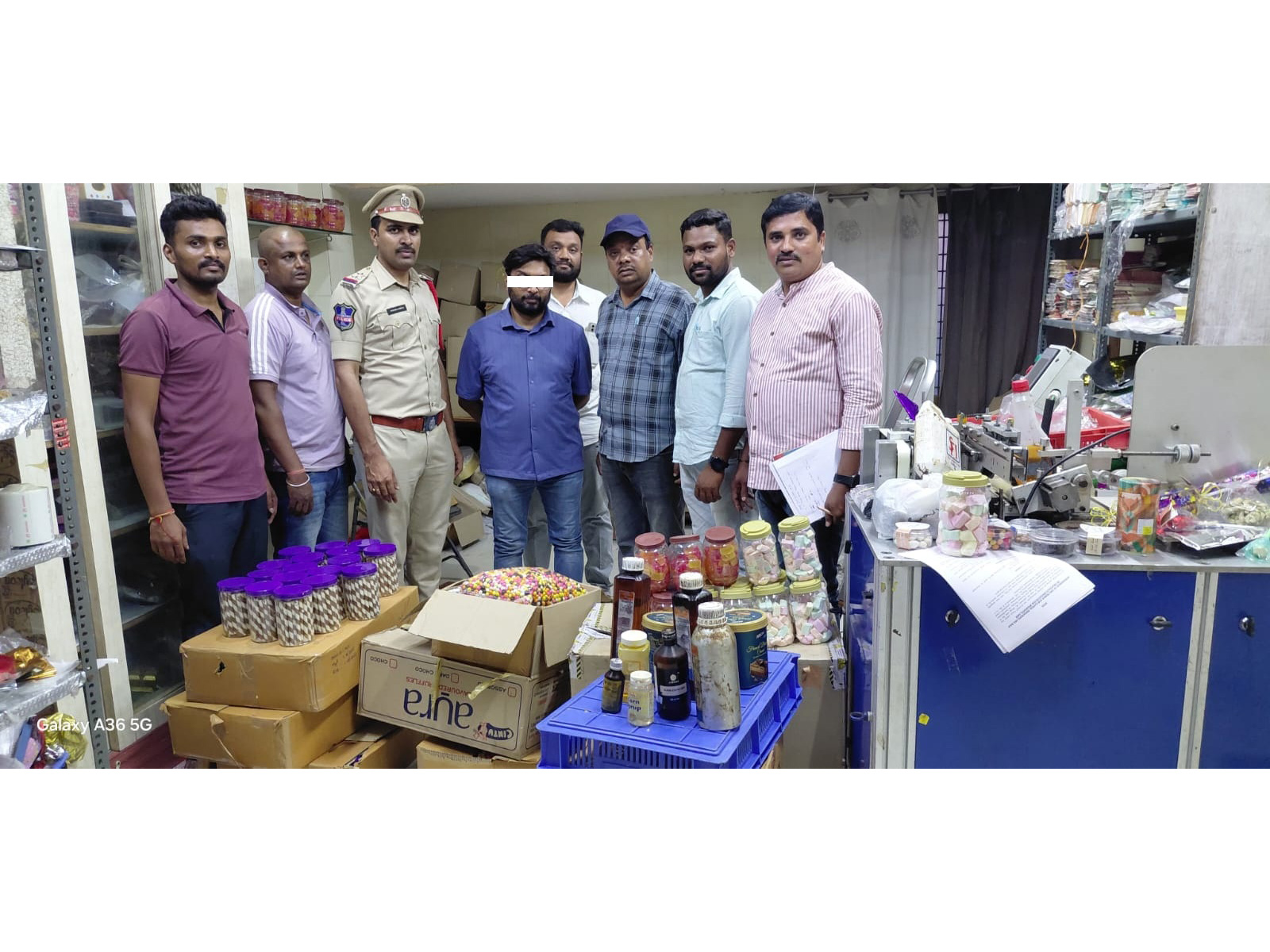 H-FAST busts illegal chocolate manufacturing unit (Photo/Hyderabad Police)