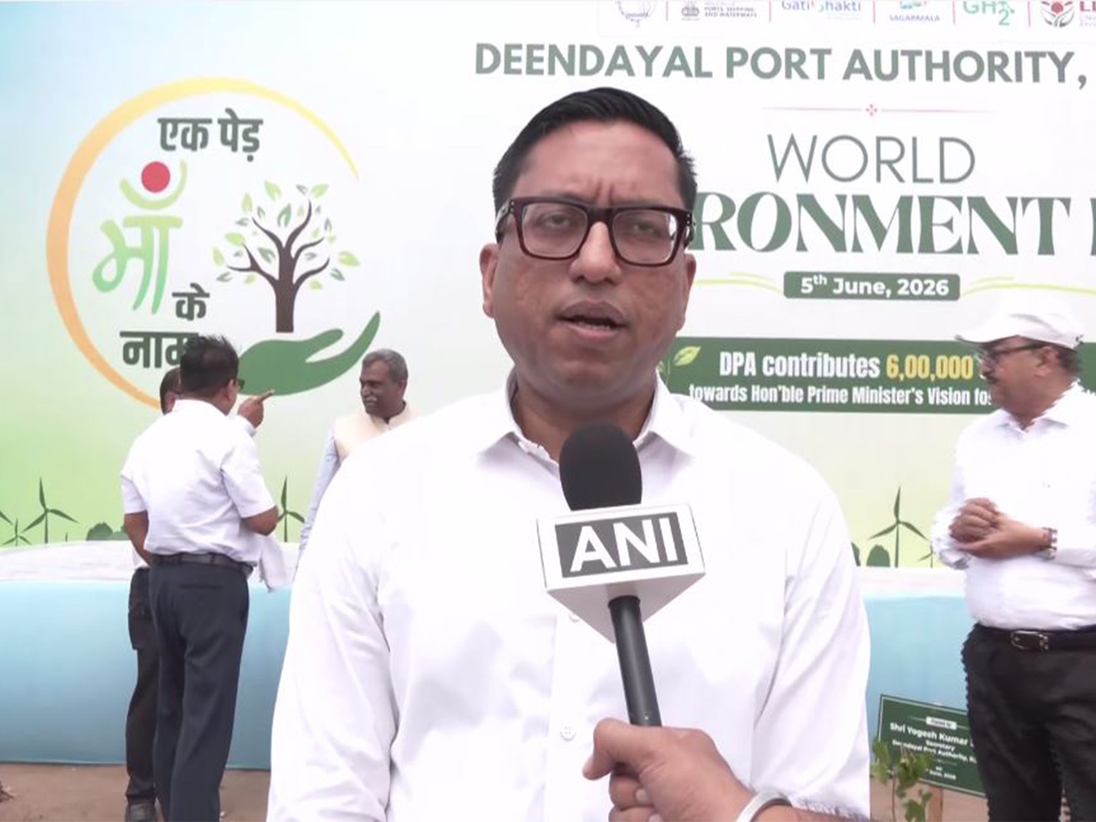 Nilabhra Dasgupta, Deputy Chairman, Deendayal Port Authority (Photo/ANI)
