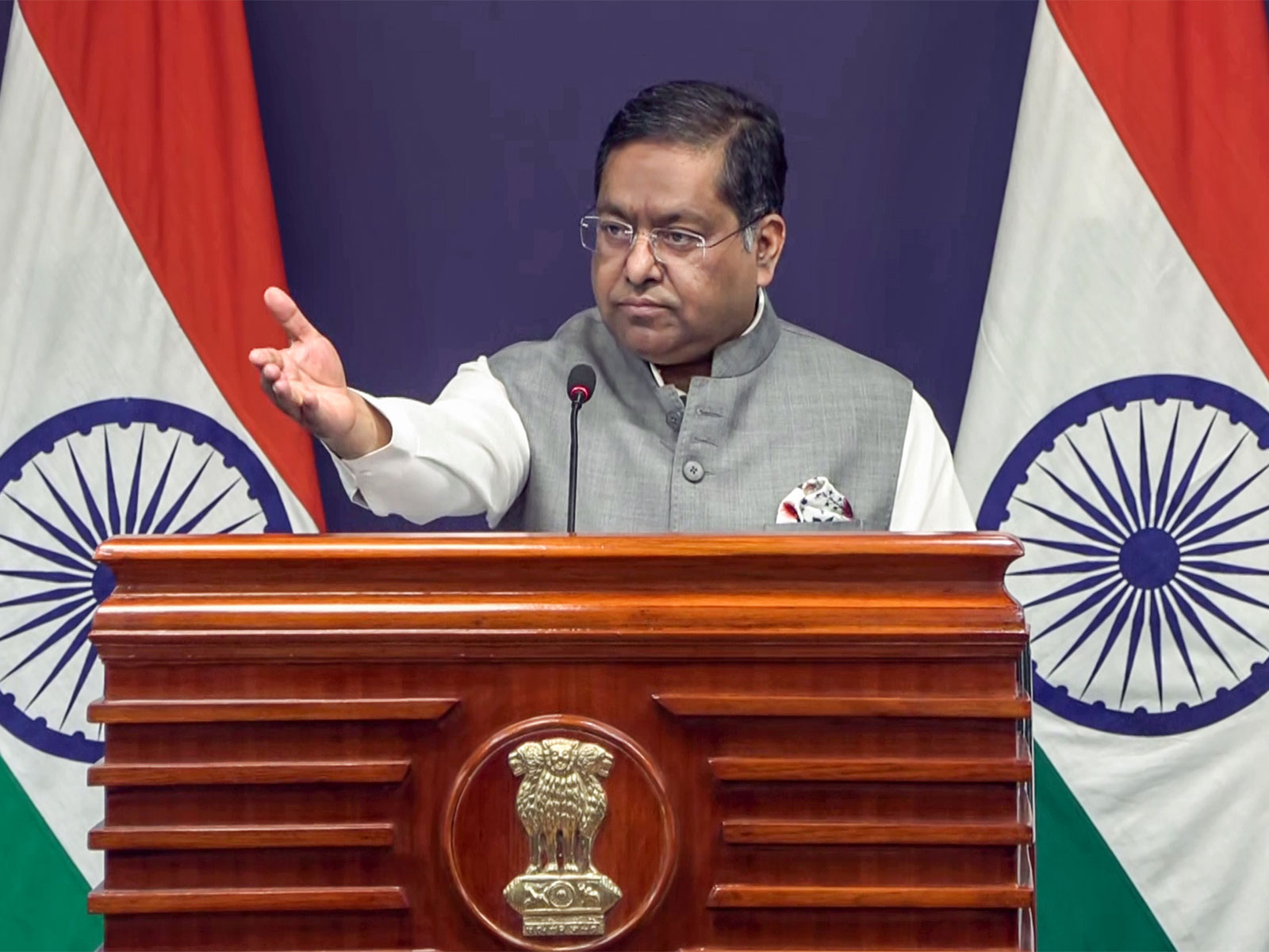 Randhir Jaiswal, Spokesperson, Ministry of External Affairs (Photo/ANI)