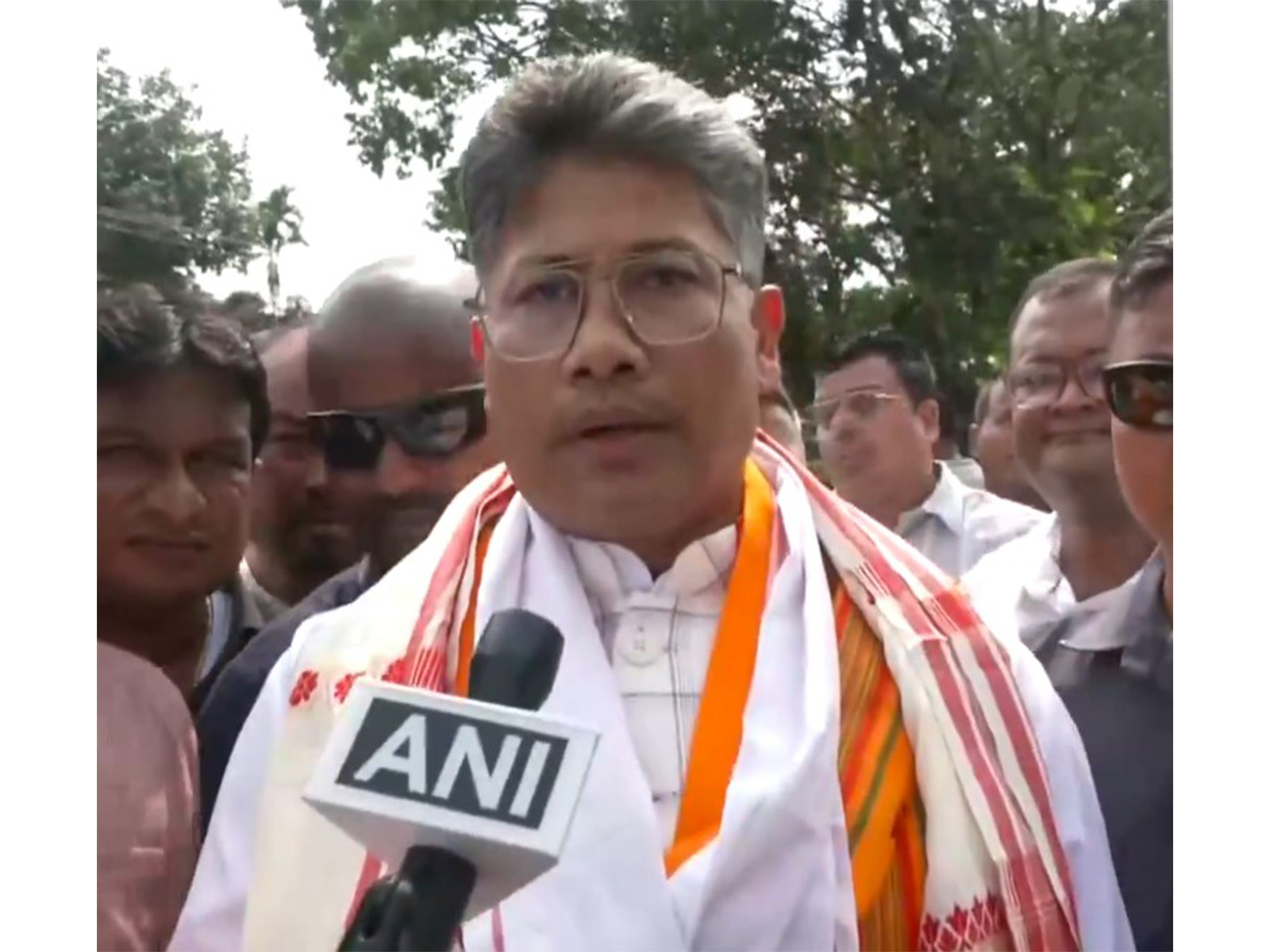 Newly inducted Assam Cabinet Minister Pijush Hazarika (Photo/ANI)