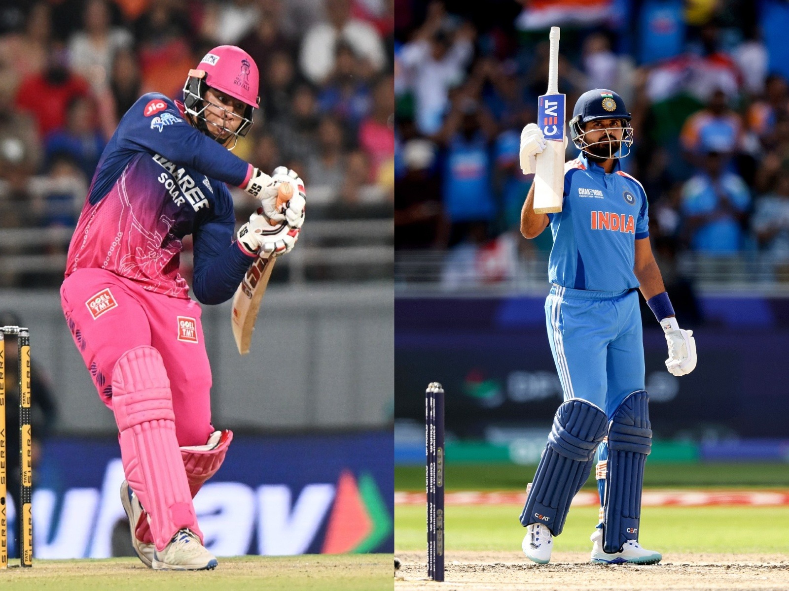 Vaibhav Sooryavanshi and Shreyas Iyer (Photo: ANI)