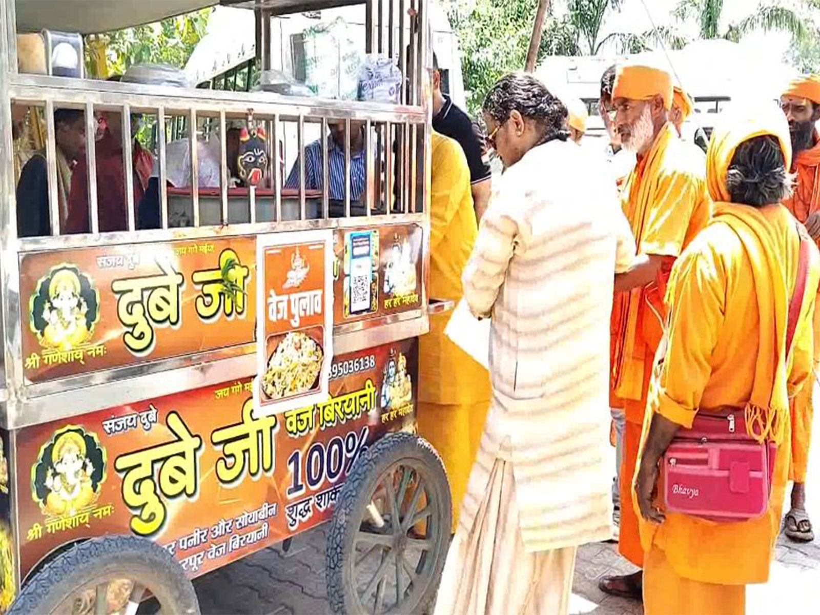 Seers in Haridwar demand removal of 'Biryani' from food stalls (Photo/ANI)