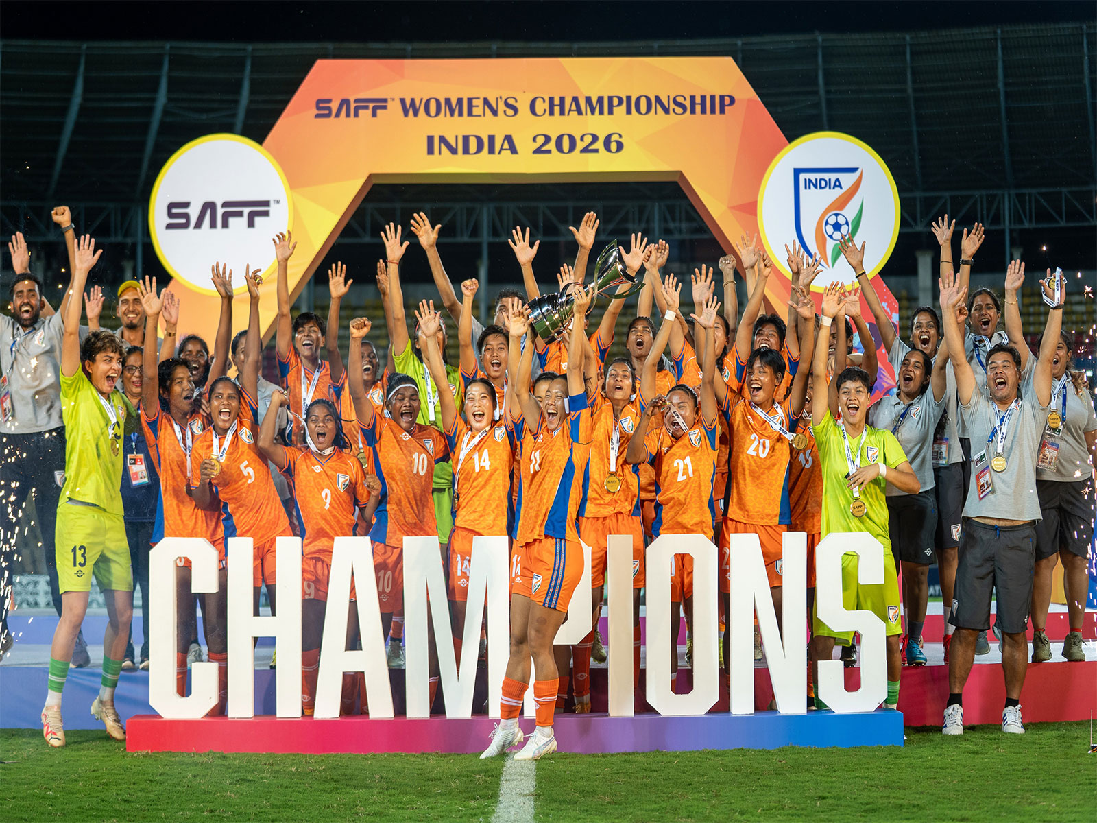 India clinch SAFF Women's Championship title