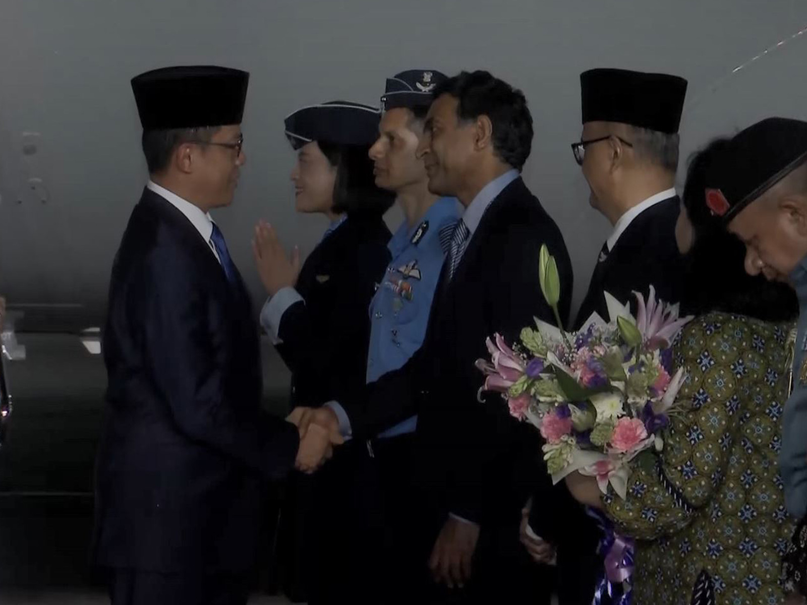 Indonesian Foreign Minister Sugiono arrives in New Delhi. (Photo/ANI)