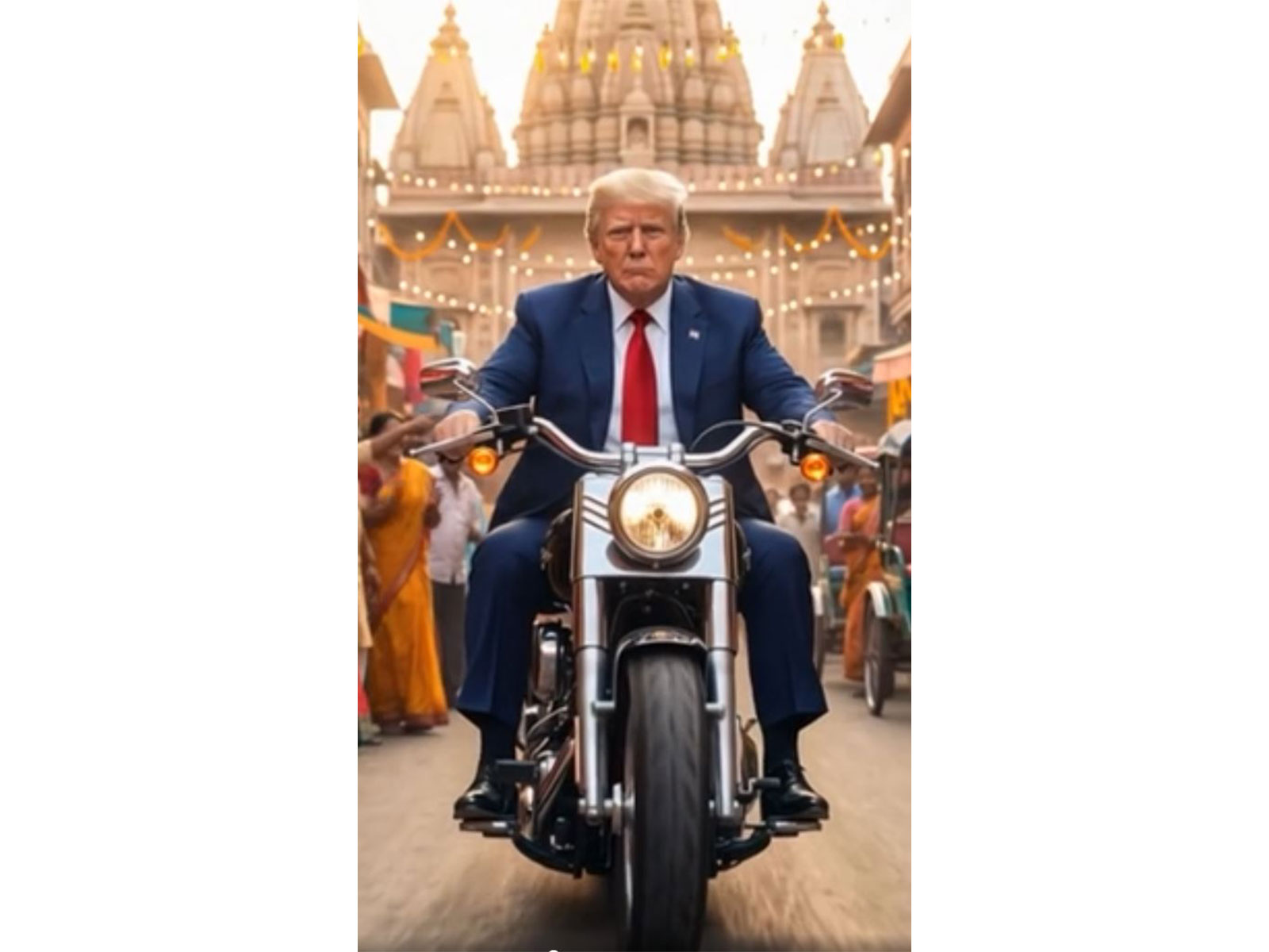 US President Donald Trump in an AI-generated music video shared online. (Photo: Donald Trump/Truth Social)