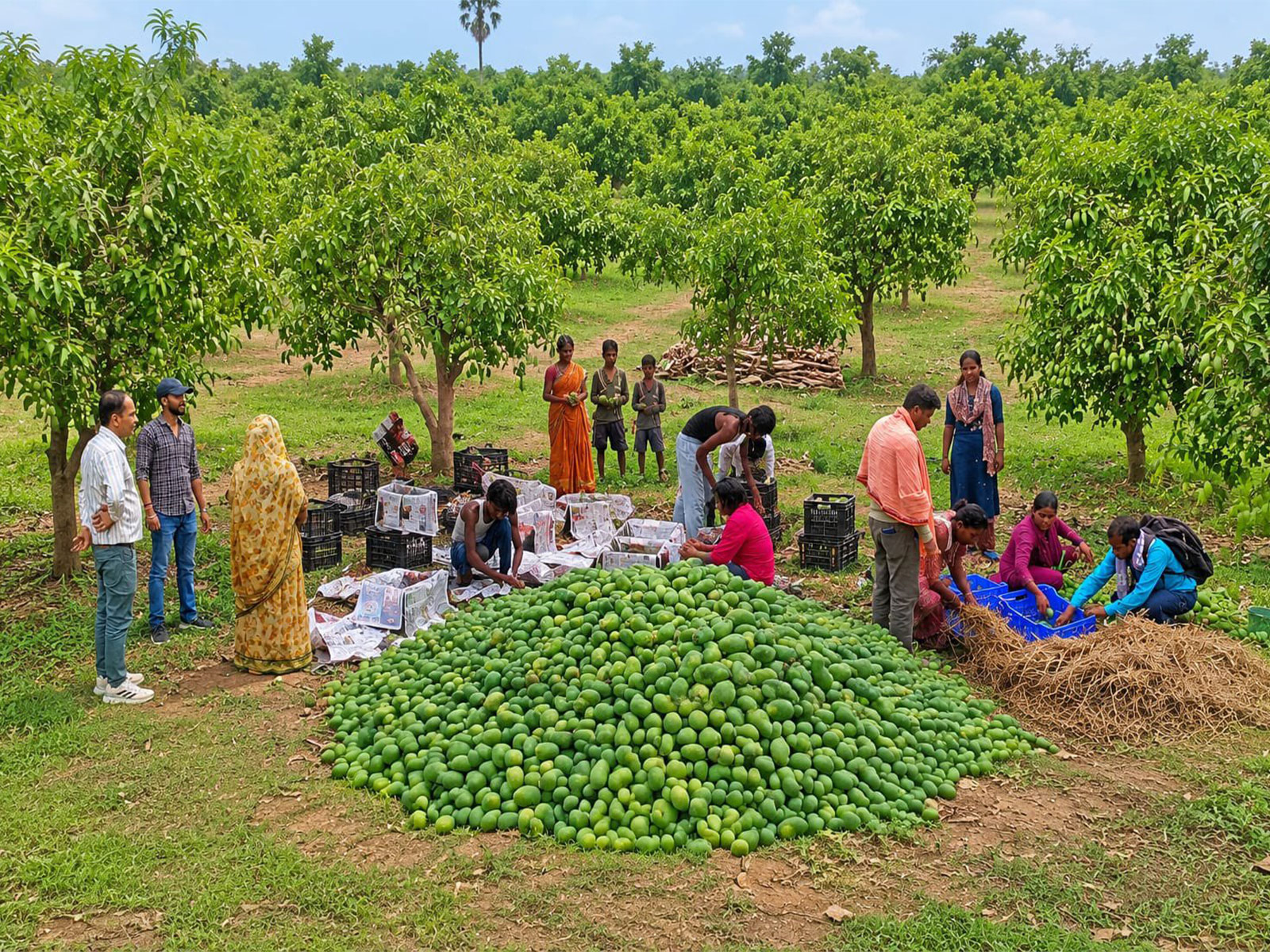 Aamrapali mangoes in Jharkhand (Photo Credit: X/@PiyushGoyal)