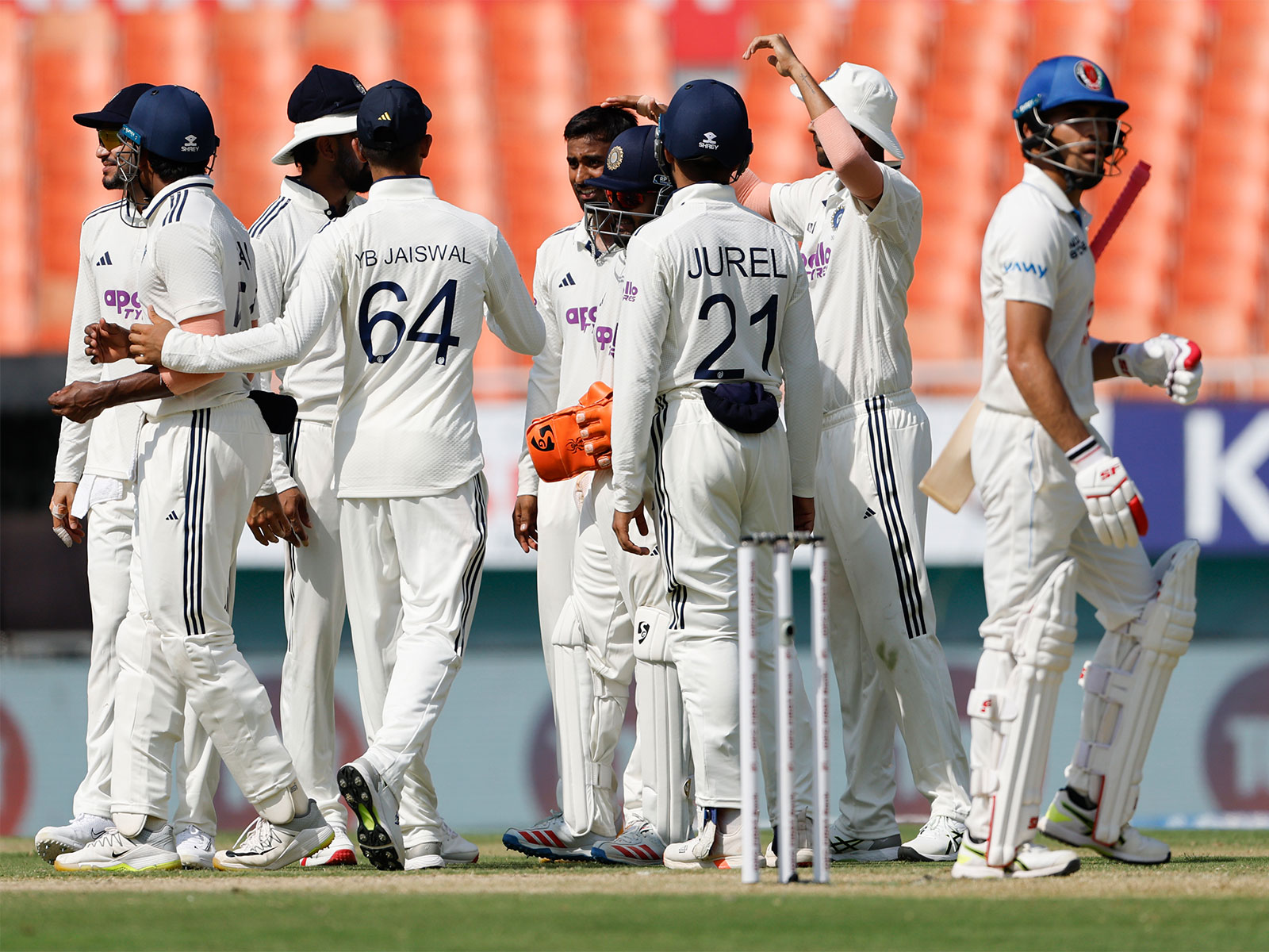 Team India players celebrating (Photo: X/@BCCI)