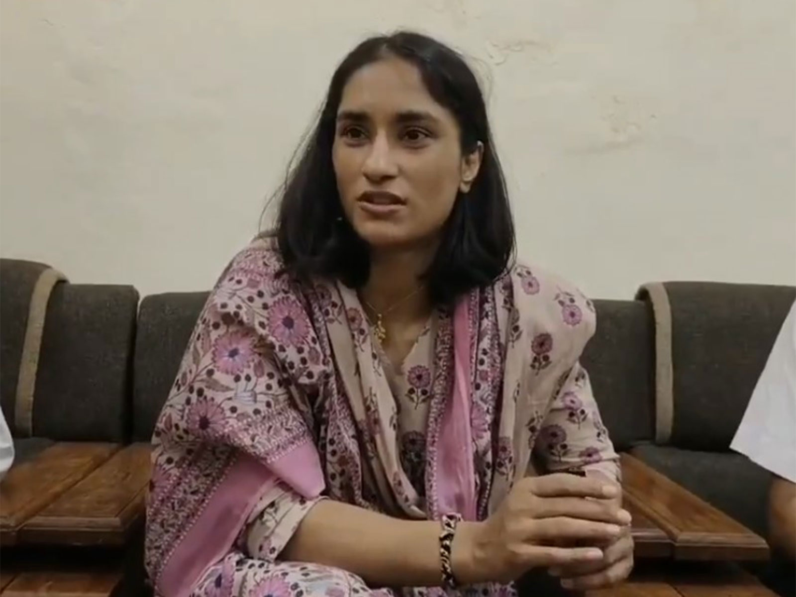 Former Olympian and Congress MLA Vinesh Phogat (Photo/ANI)