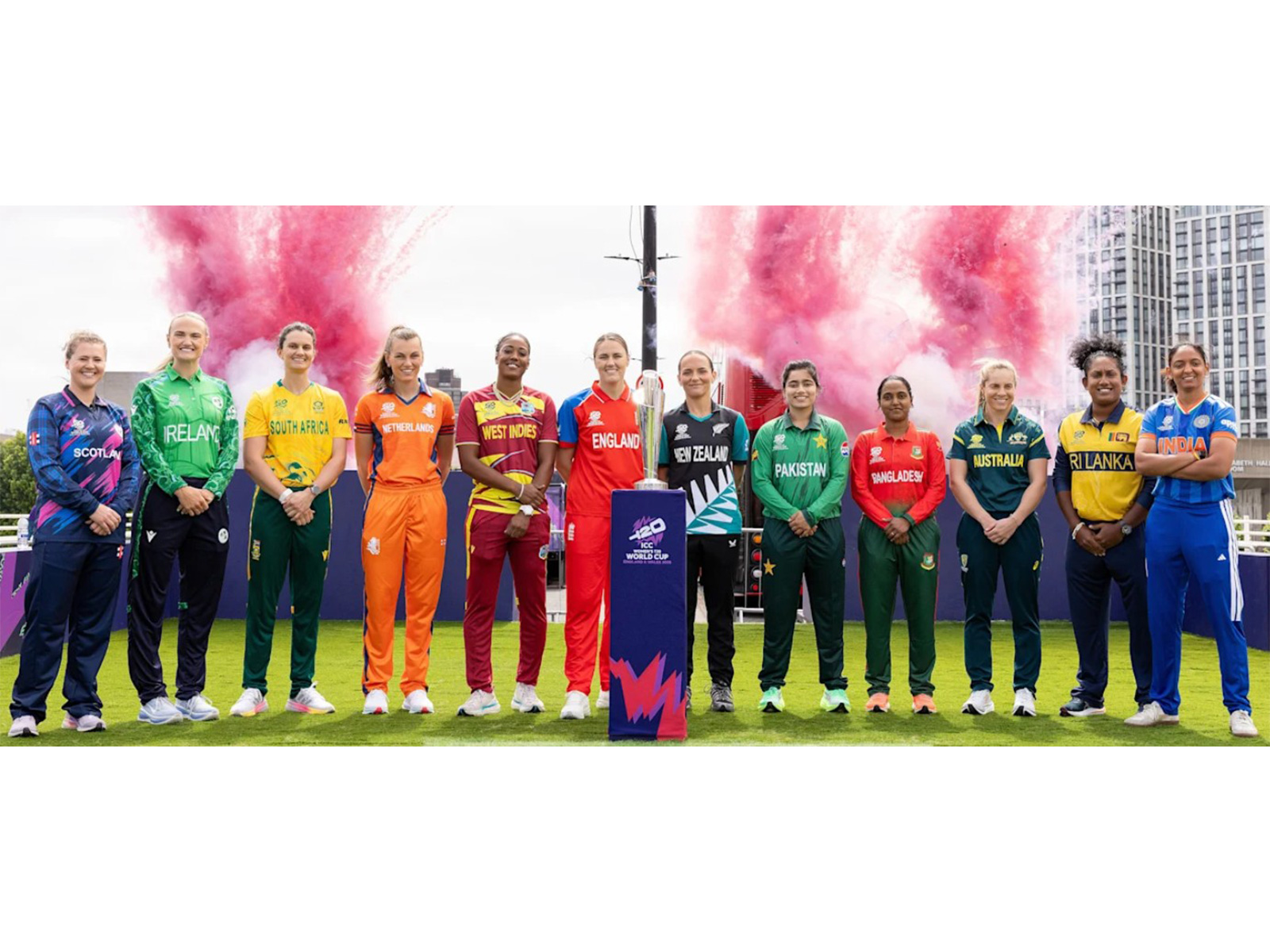 Captains for ICC Women's T20 WC 2026. (Photo: ICC)
