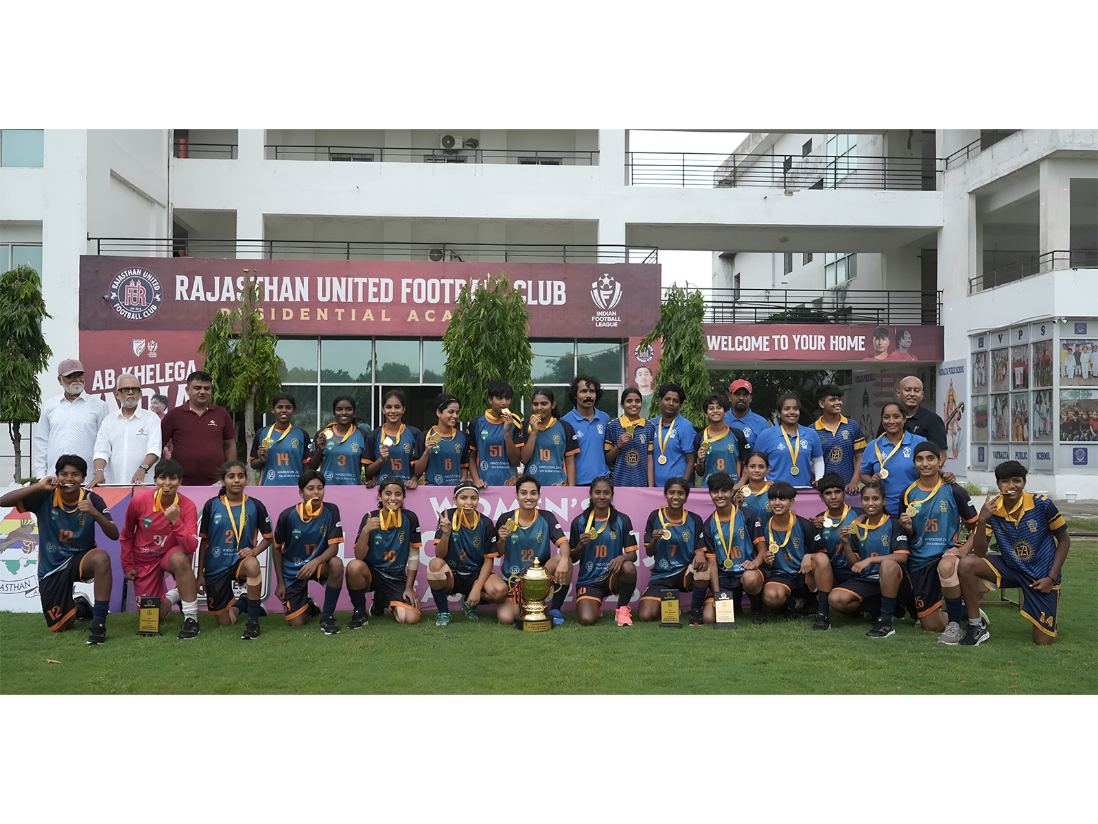 ZFA win maiden Rajasthan League Senior Women's A Division title (Photo: ZFA)
