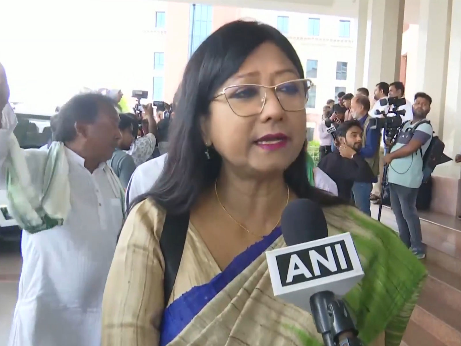 JMM MP Mahua Maji (Photo/ANI)