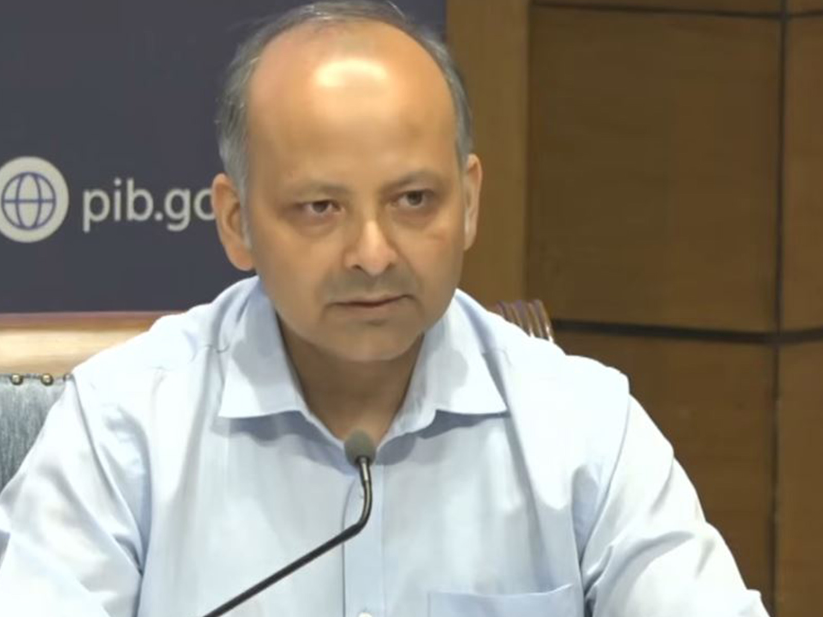Director in the Shipping Division, Opesh Kumar Sharma (Photo/PIBYoutube)