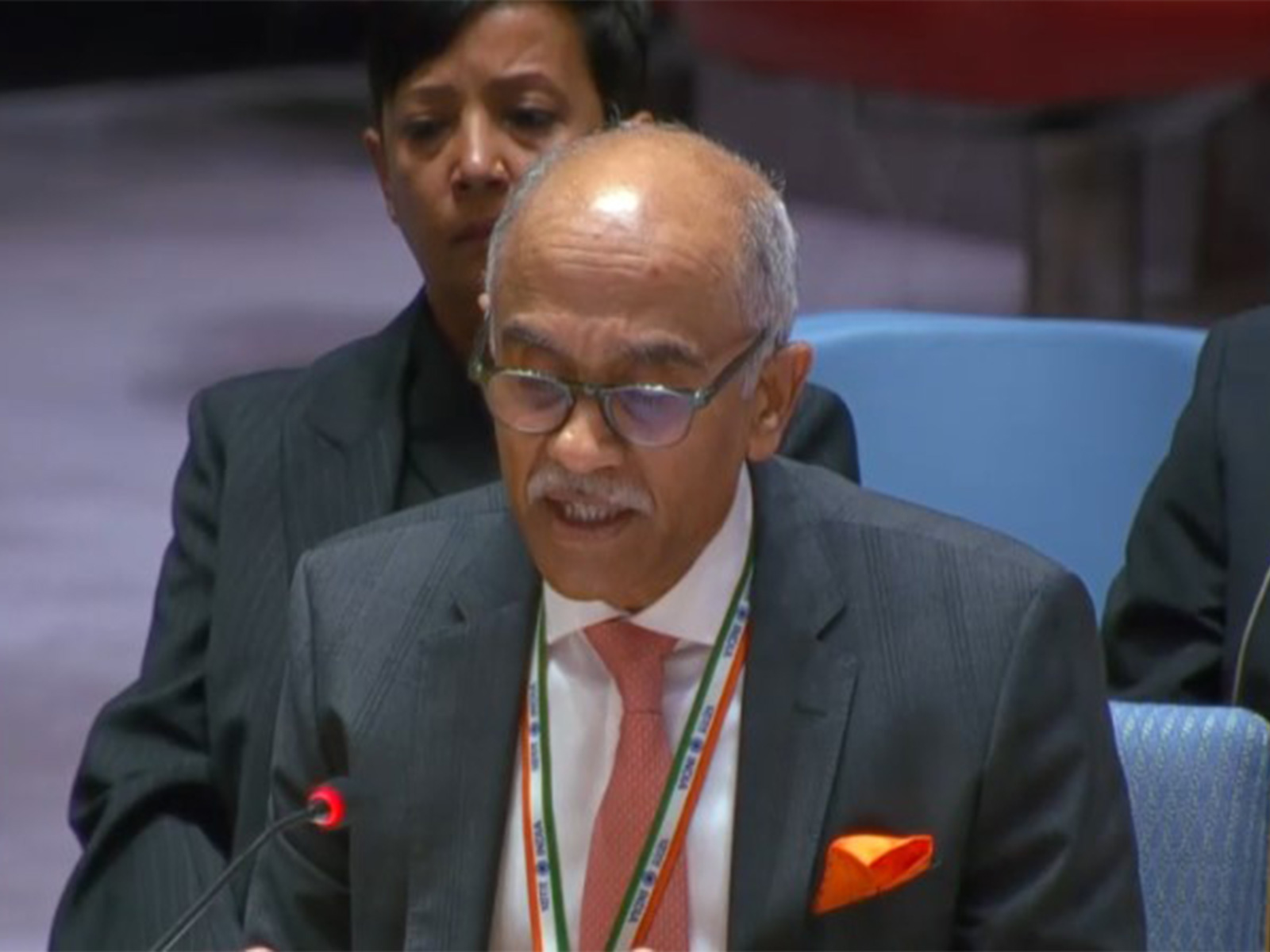 Permanent Representative of India to the United Nations Parvathaneni Harish (Photo/ UN Web TV)