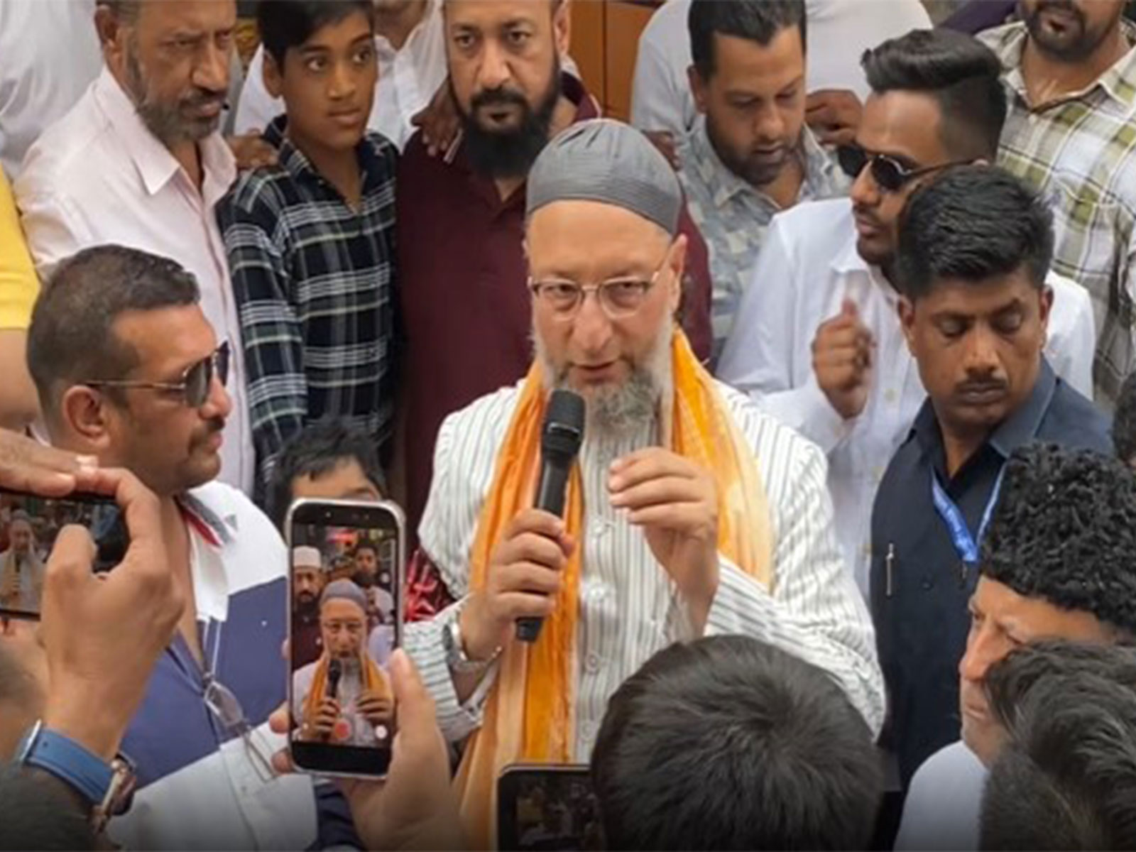 AIMIM chief and Hyderabad MP Asaduddin Owaisi (Photo/ANI)