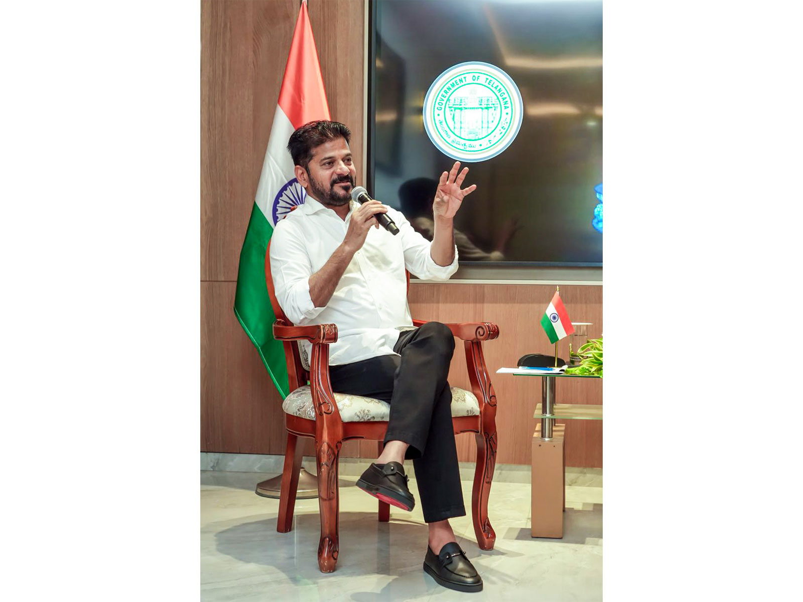 Telangana CM Revanth Reddy (Photo/ Telangana CMO)