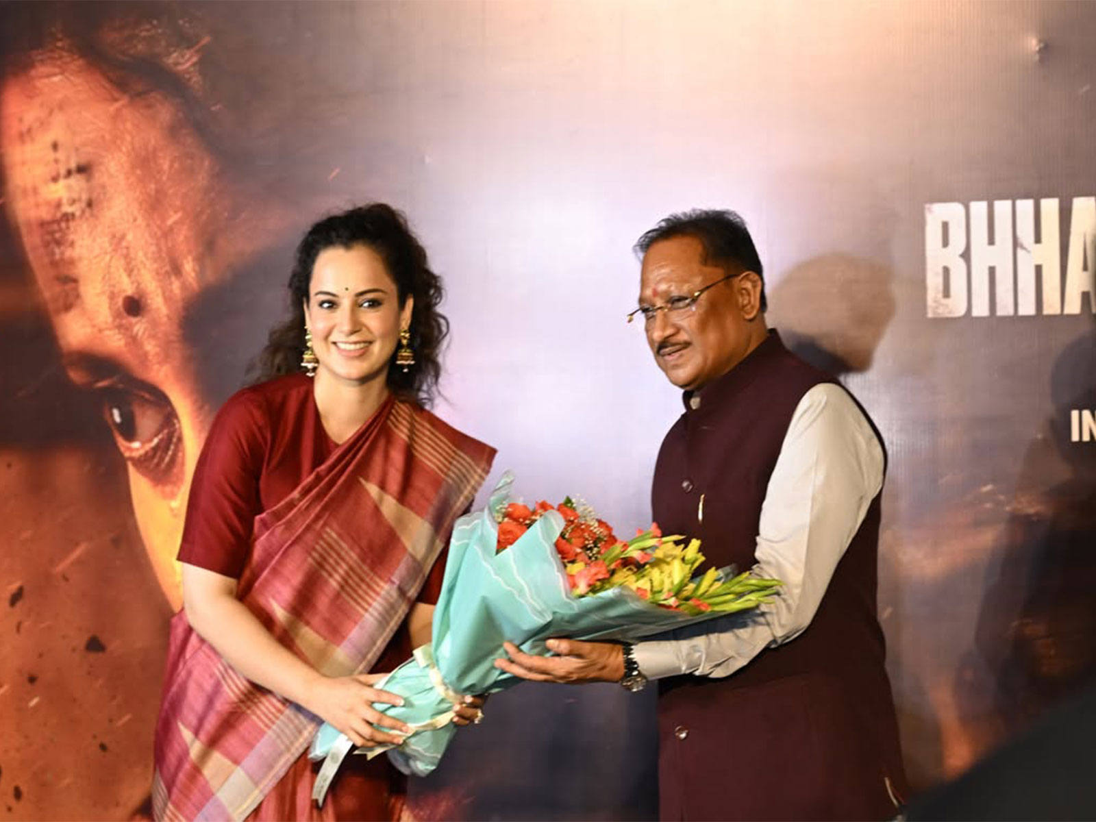 Kangana Ranaut, CM Vishnu Deo Sai (Photo/Instagram/@vishnudeosai)