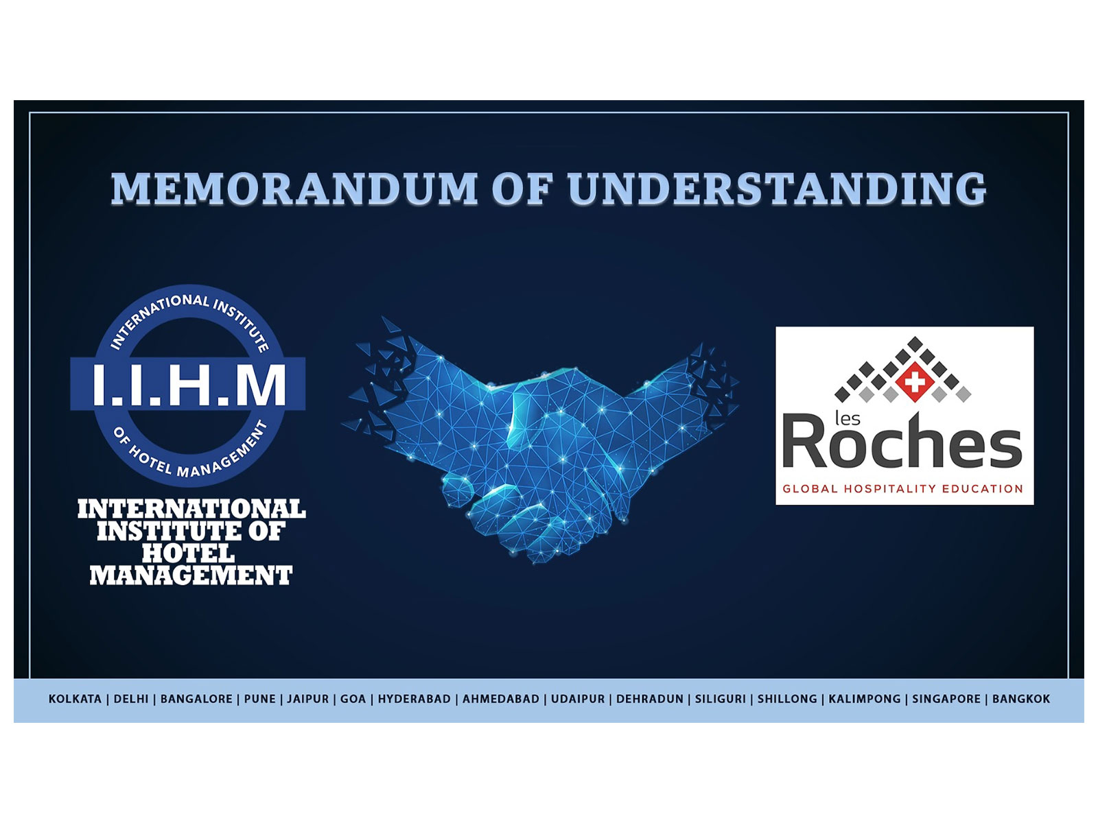 IIHM signs an MOU with Sommet Education