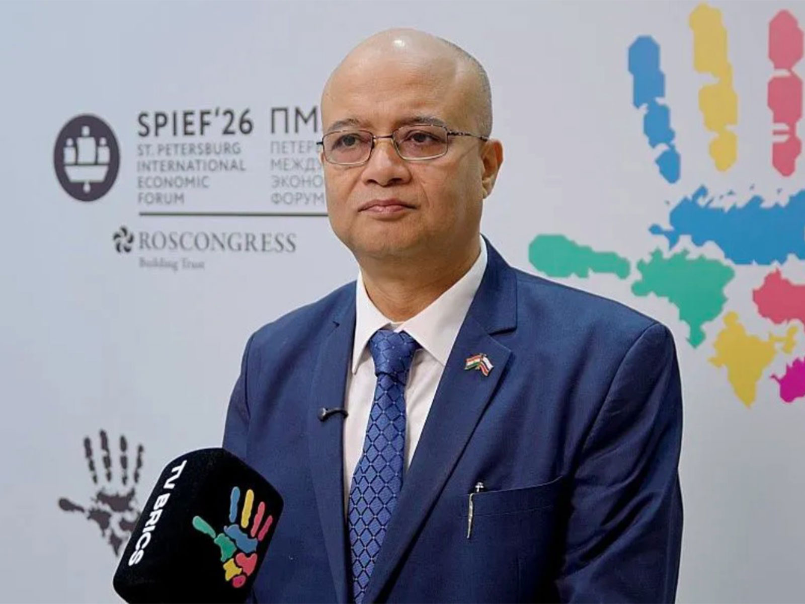Debjit Chakraborty, Director of the Chamber for Indo-Russo Technology Collaboration (Photo/BRICS TV)
