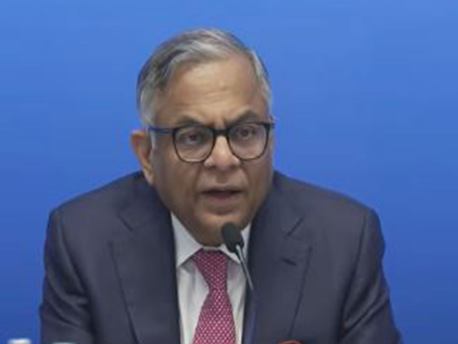 Tata Sons Chairman N Chandrasekaran (Photo/@TCS)