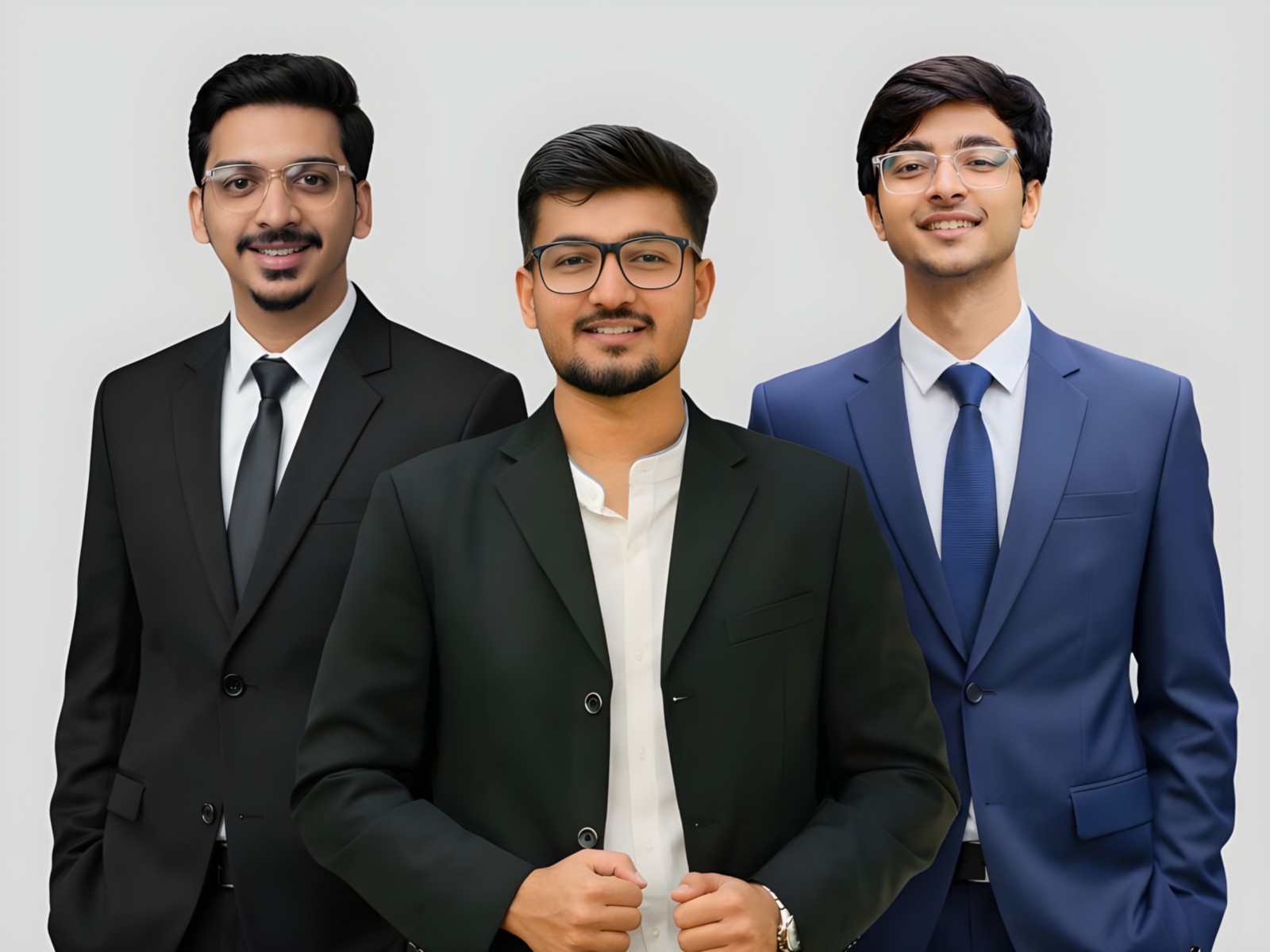L-R Divyam Shah, CA Nitant Desai, CA Shubham Makhecha