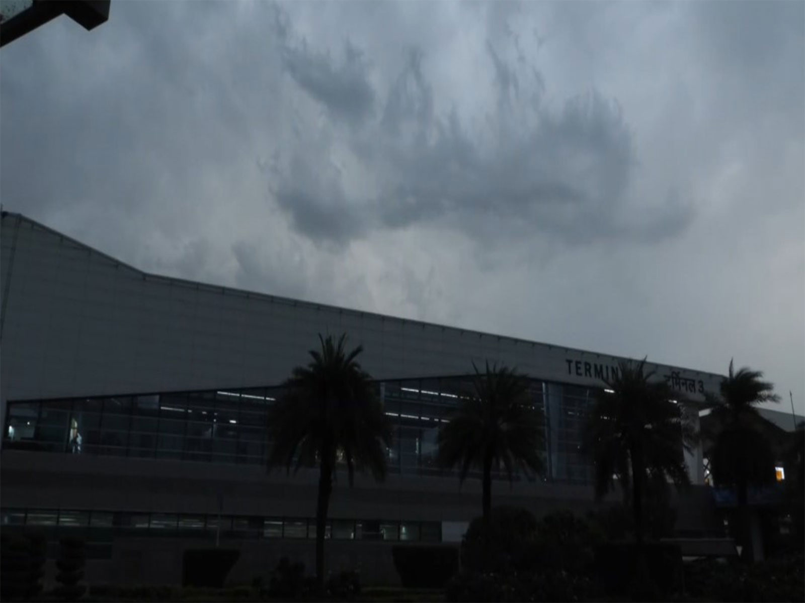 Visuals from outside Terminal 3 of IGI Airport (Photo/ANI)