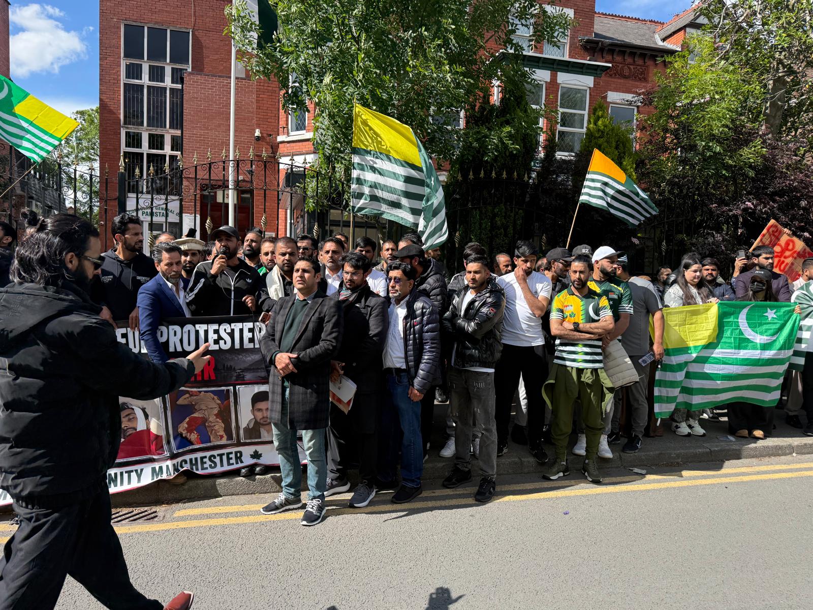 Kashmiri diaspora in Manchester holds prayer gathering, seeks probe into reported killings in PoJK (Photo/ANI)