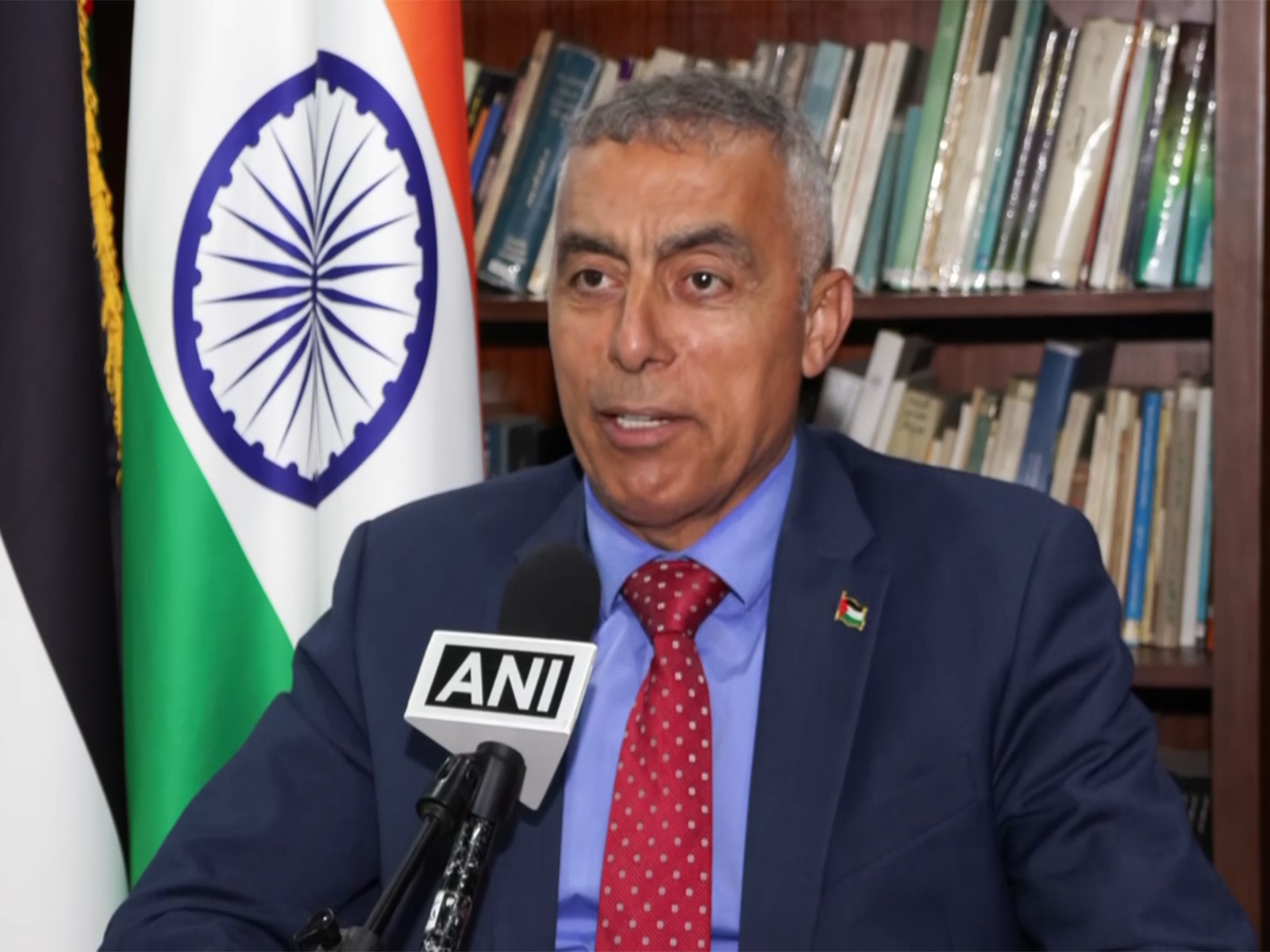 Palestinian Ambassador to India Abdullah Abu Shawesh (Photo/ANI)