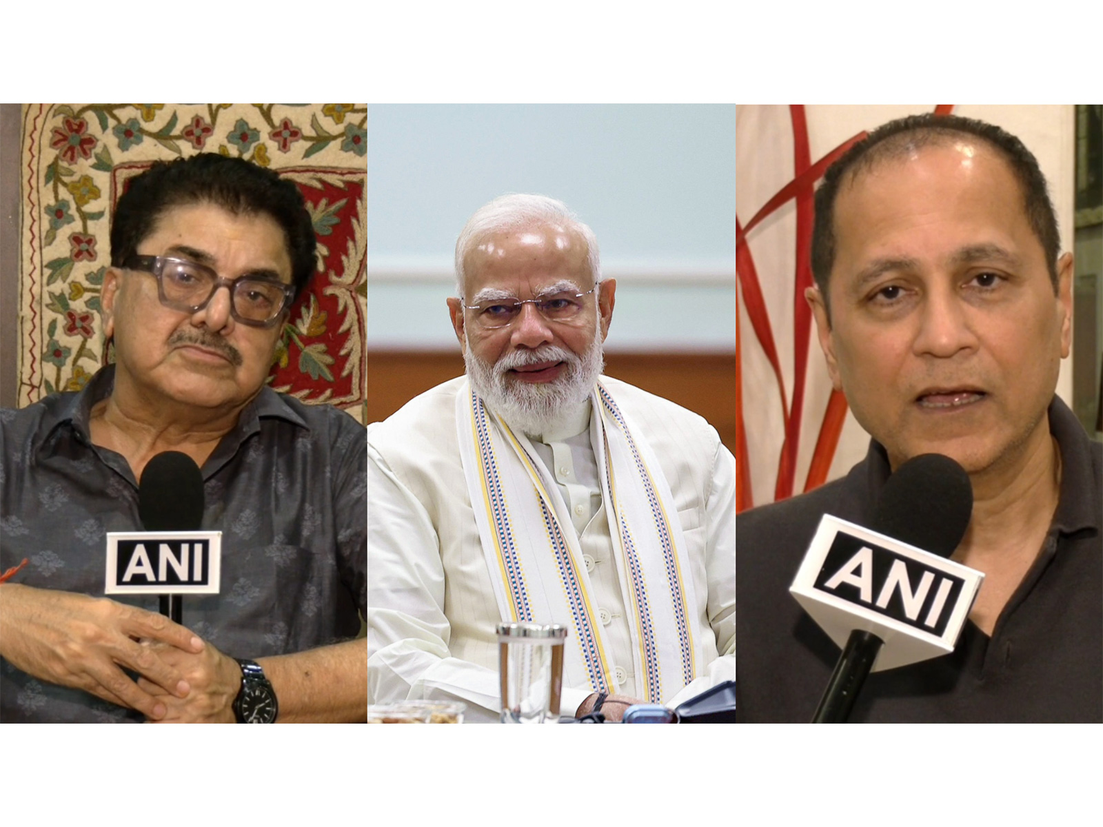 Vipul Shah, Ashoke Pandit praise PM Modi's record-breaking tenure (Photo/ANI)