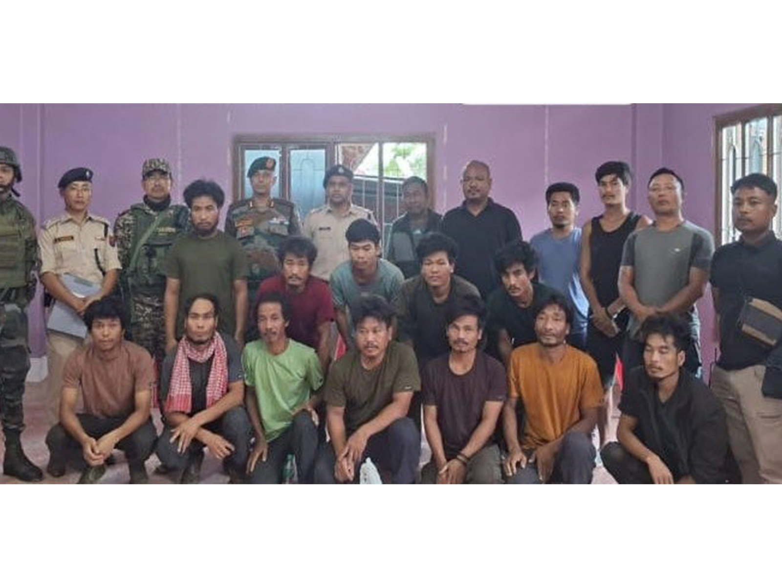 14 Kuki hostages released in Manipur (Photo/Manipur Police)